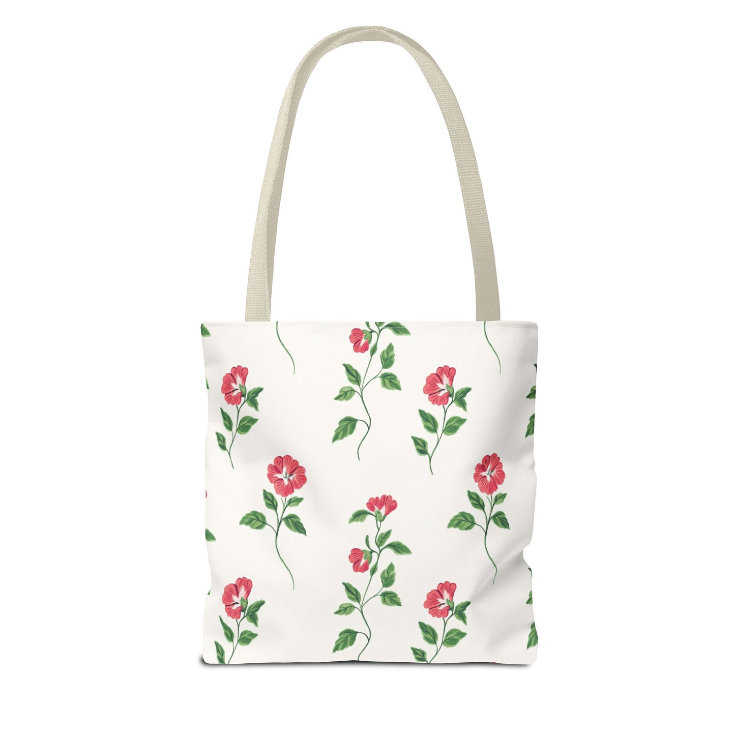 Floral Print Tote Bag - Stylish Everyday Accessory, Beach Bag, Shopping Tote, Gift for Her, Flower Lover's Canvas Bag