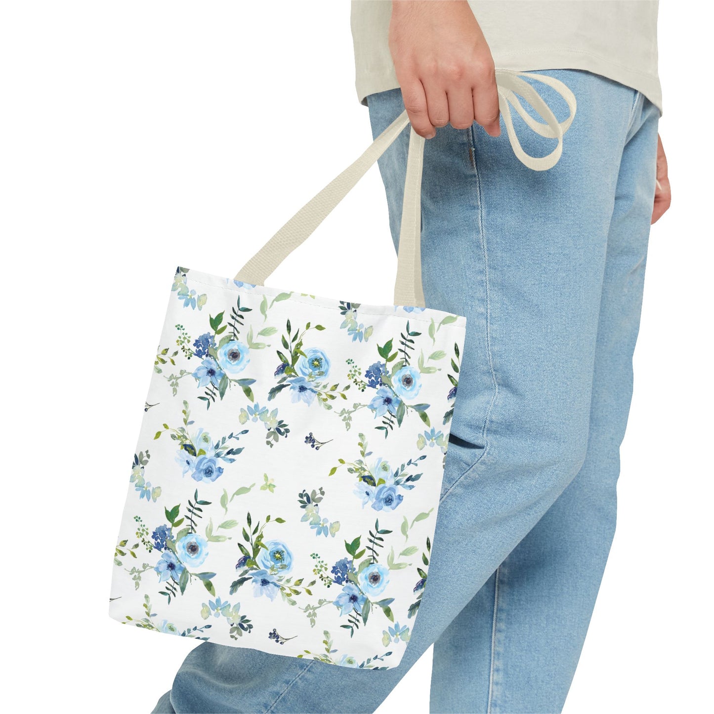 Floral Tote Bag, Stylish Reusable Bag, Eco-Friendly Shopping Tote, Beach Bag, Gift Bag for Her