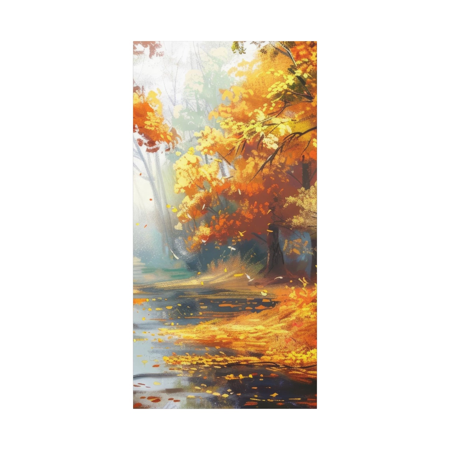 Autumn Serenity Canvas Print, Fall Decor, Home Wall Art, Nature Artwork, Gift for Nature Lovers, Cozy Decorating