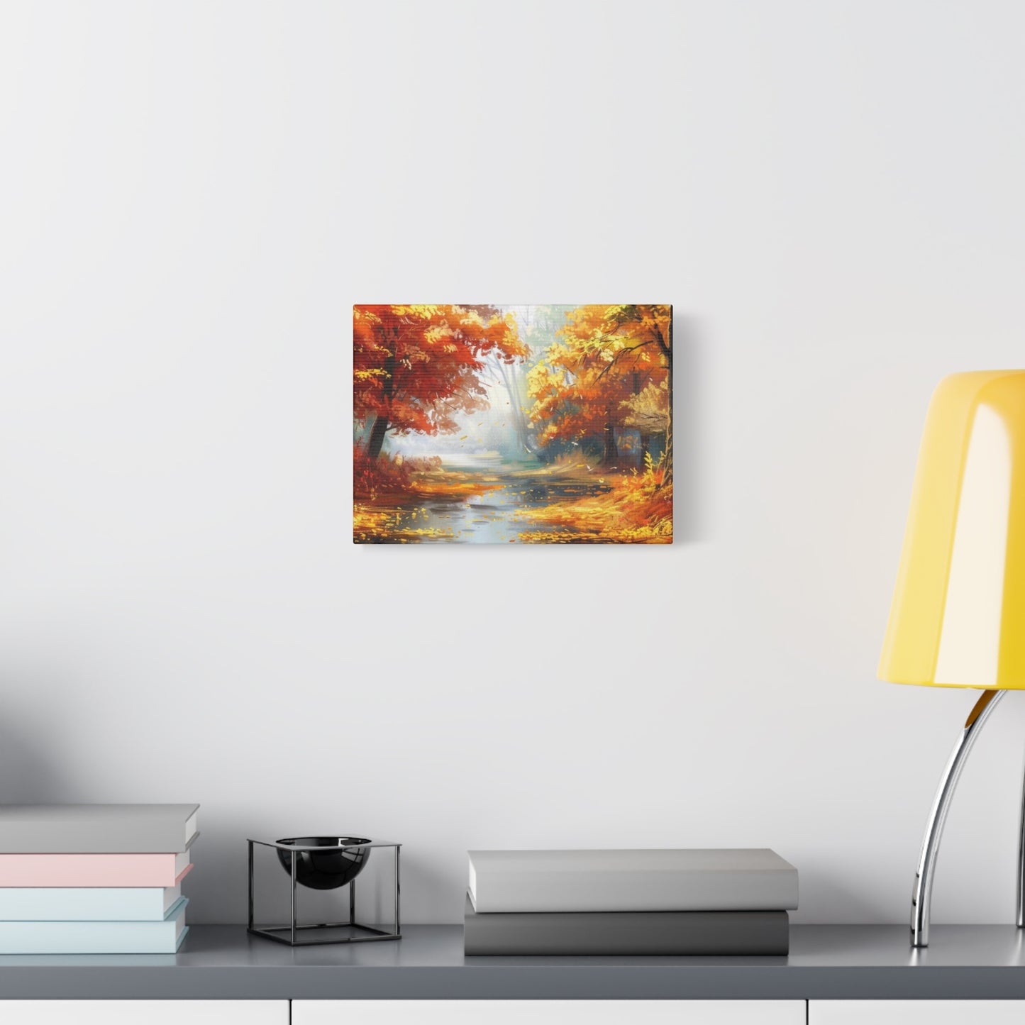 Autumn Serenity Canvas Print, Fall Decor, Home Wall Art, Nature Artwork, Gift for Nature Lovers, Cozy Decorating
