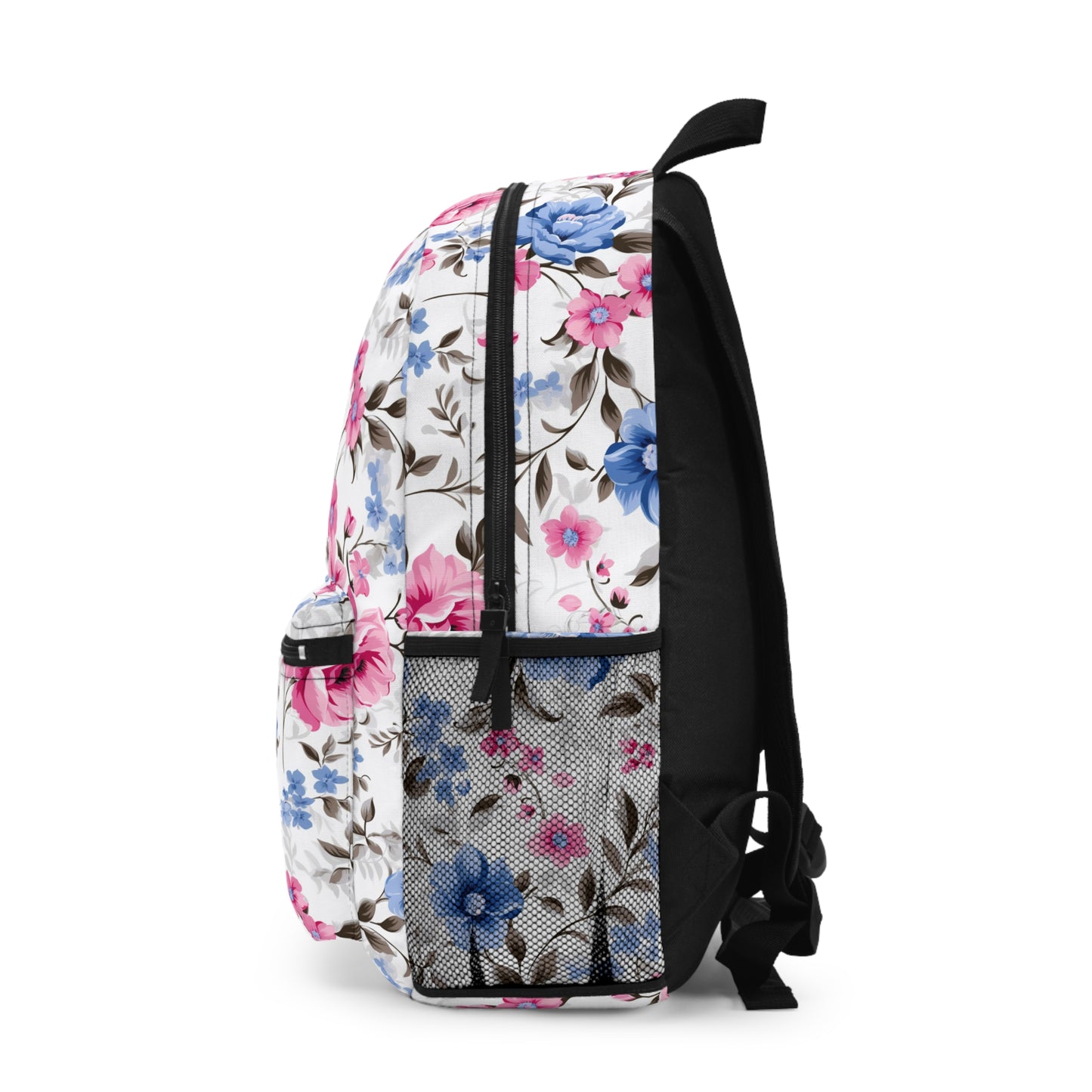 Floral Print Backpack, Stylish School Bag, Everyday Tote, Trendy Backpack, Gift for Students, Back to School Essentials