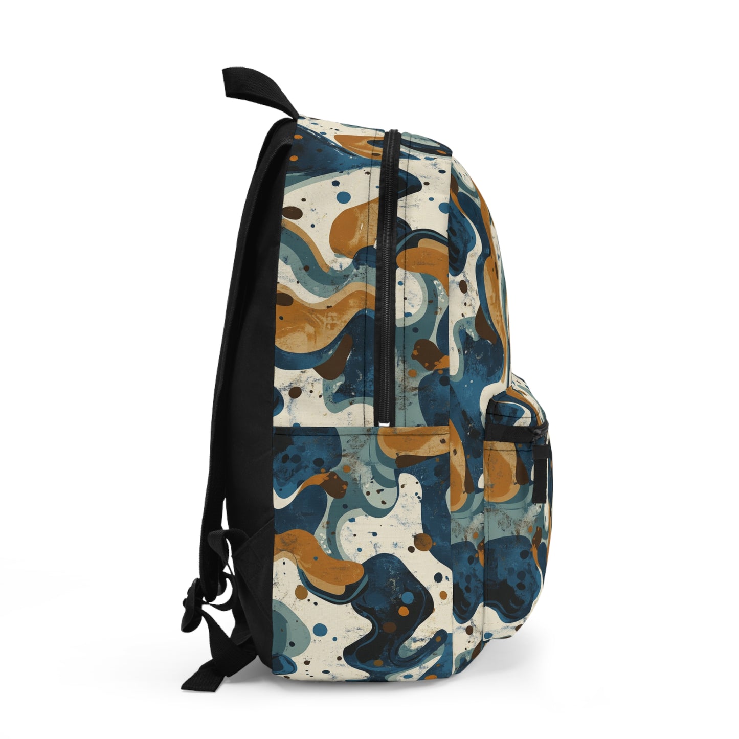 Trendy Abstract Backpack, Stylish School Bag, Unique Gift for Students, Colorful Tote for Hiking, Versatile Everyday Use