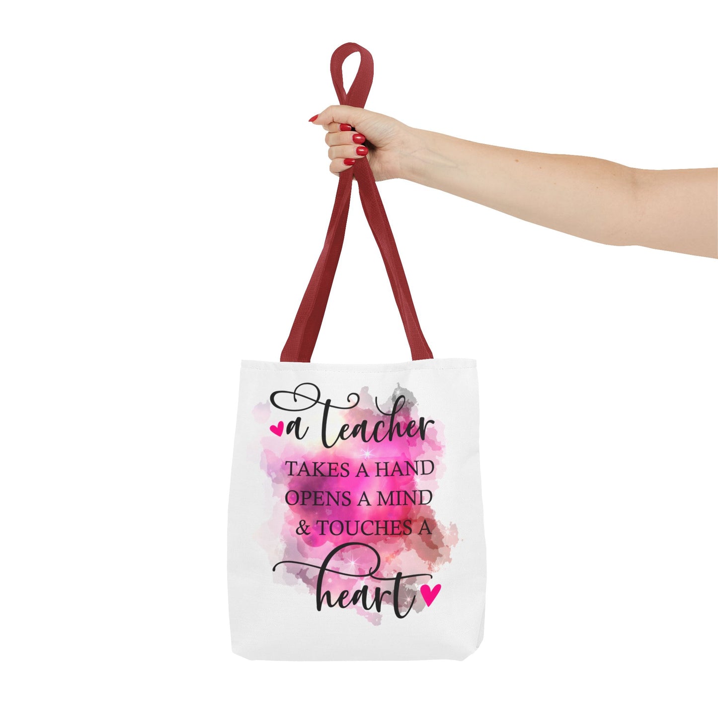 Heartfelt Teacher Tote Bag | Perfect Gift for Educators, Back to School, Teacher Appreciation, Sustainable Style