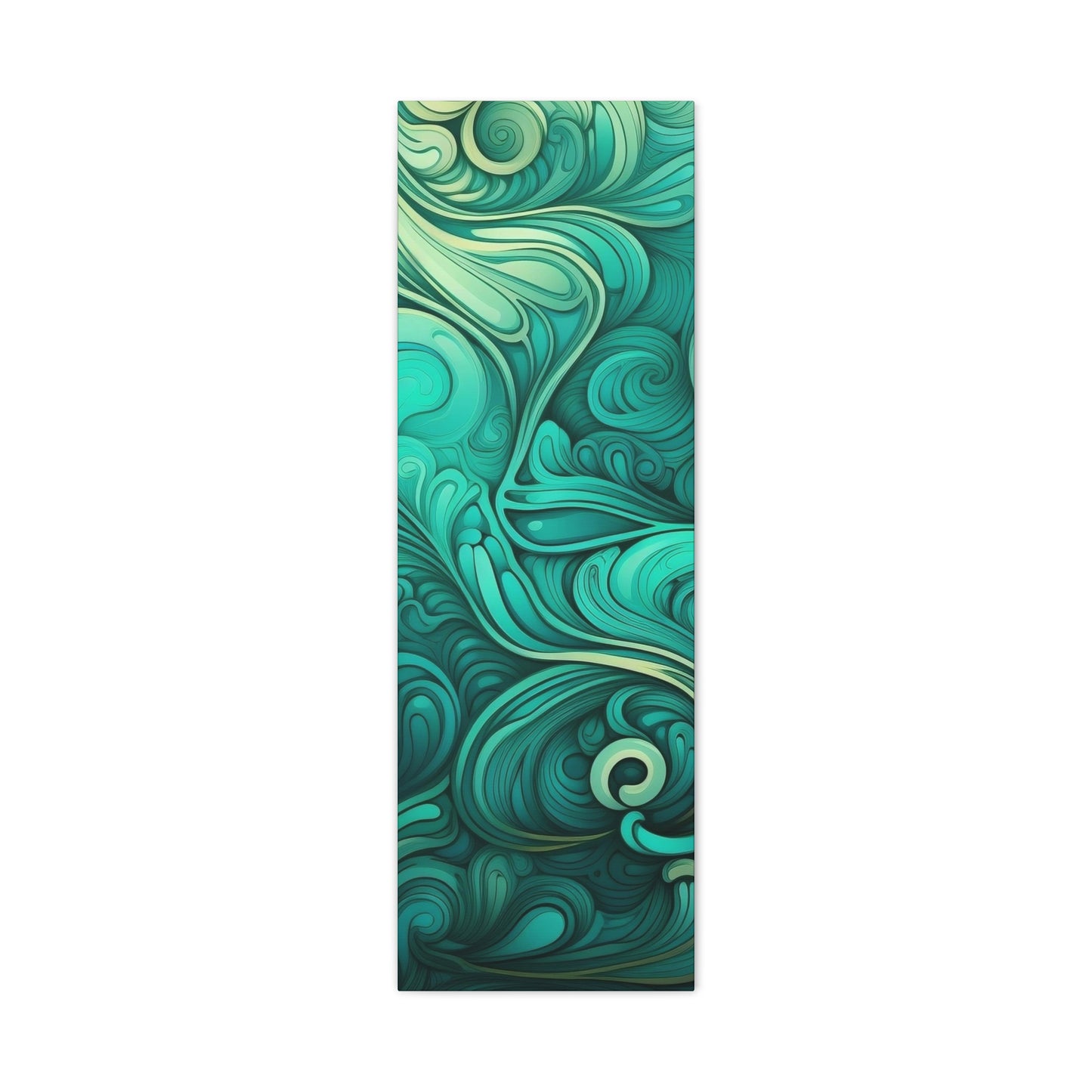 Artistic Stretched Canvas Wall Art, Modern Home Décor, Abstract Swirl Design, Living Room Decoration, Unique Gift for Art Lovers