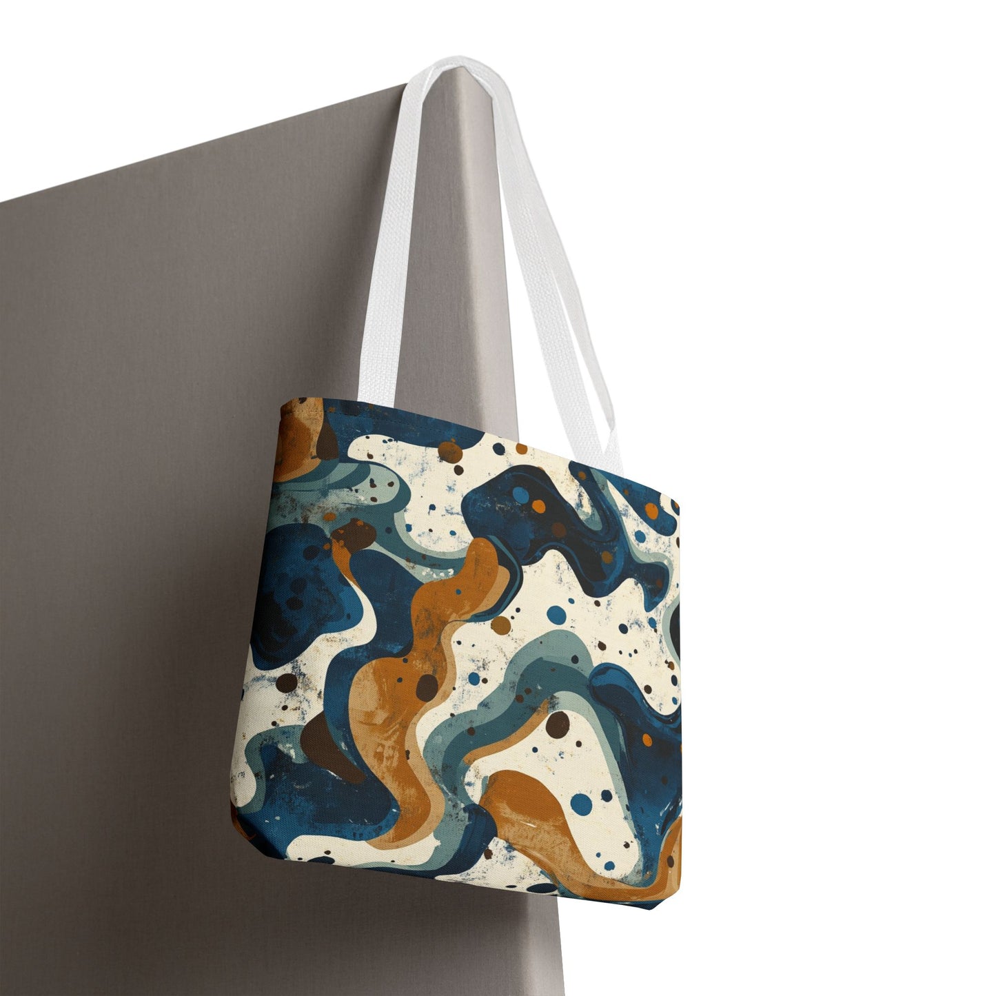 Stylish Abstract Tote Bag, Art-Inspired Carryall, Everyday Tote, Boho Chic Bag, Eco-Friendly Shopping Bag, Unique Gift Idea