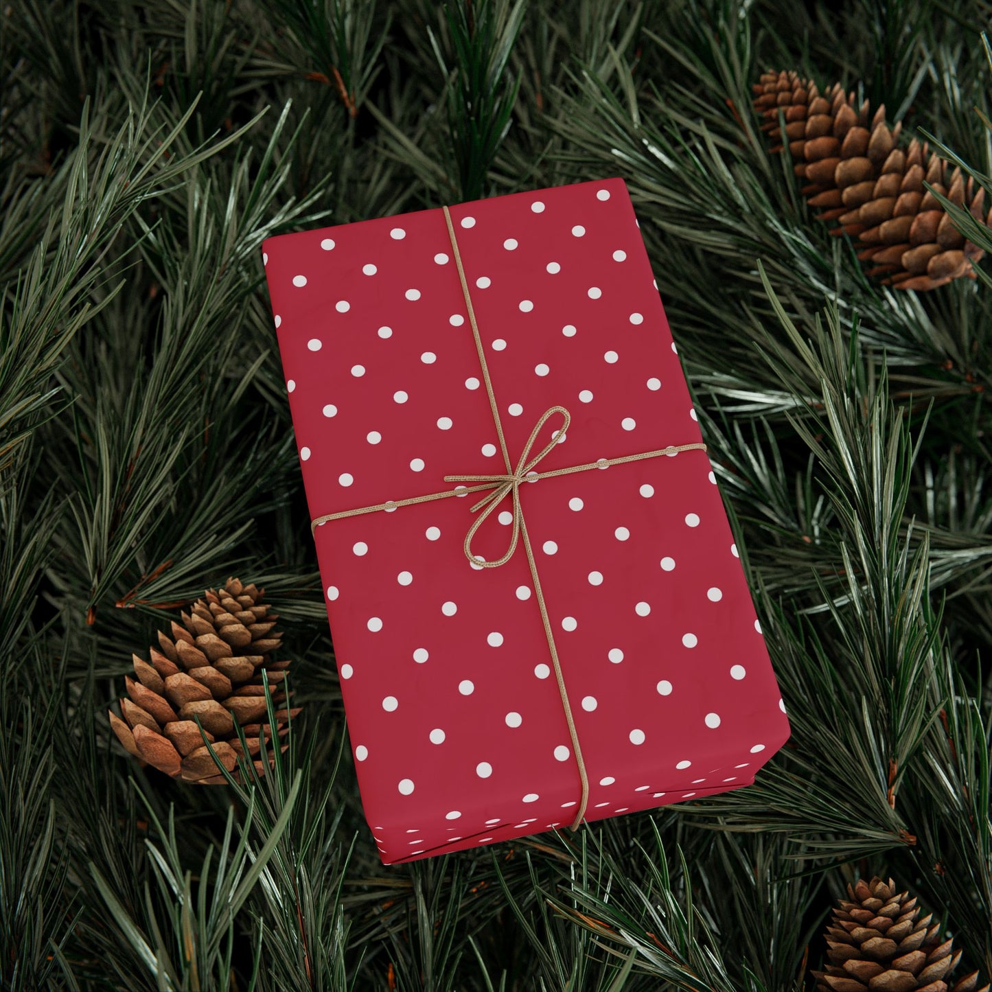 Polka Dot Wrapping Paper Roll - Festive Gift Wrap for Birthdays, Holidays, Weddings, Party Decor, Cute Presents