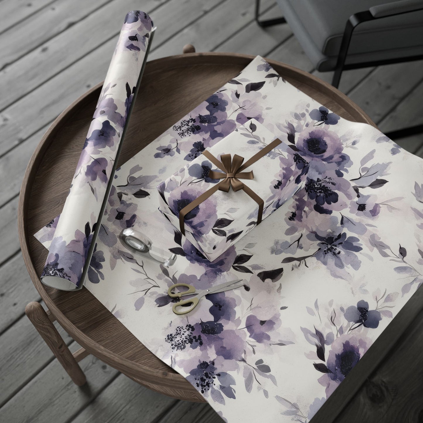 Elegant Floral Wrapping Paper, Gift Wrap for Every Occasion, Birthday, Wedding, Baby Shower, Holiday