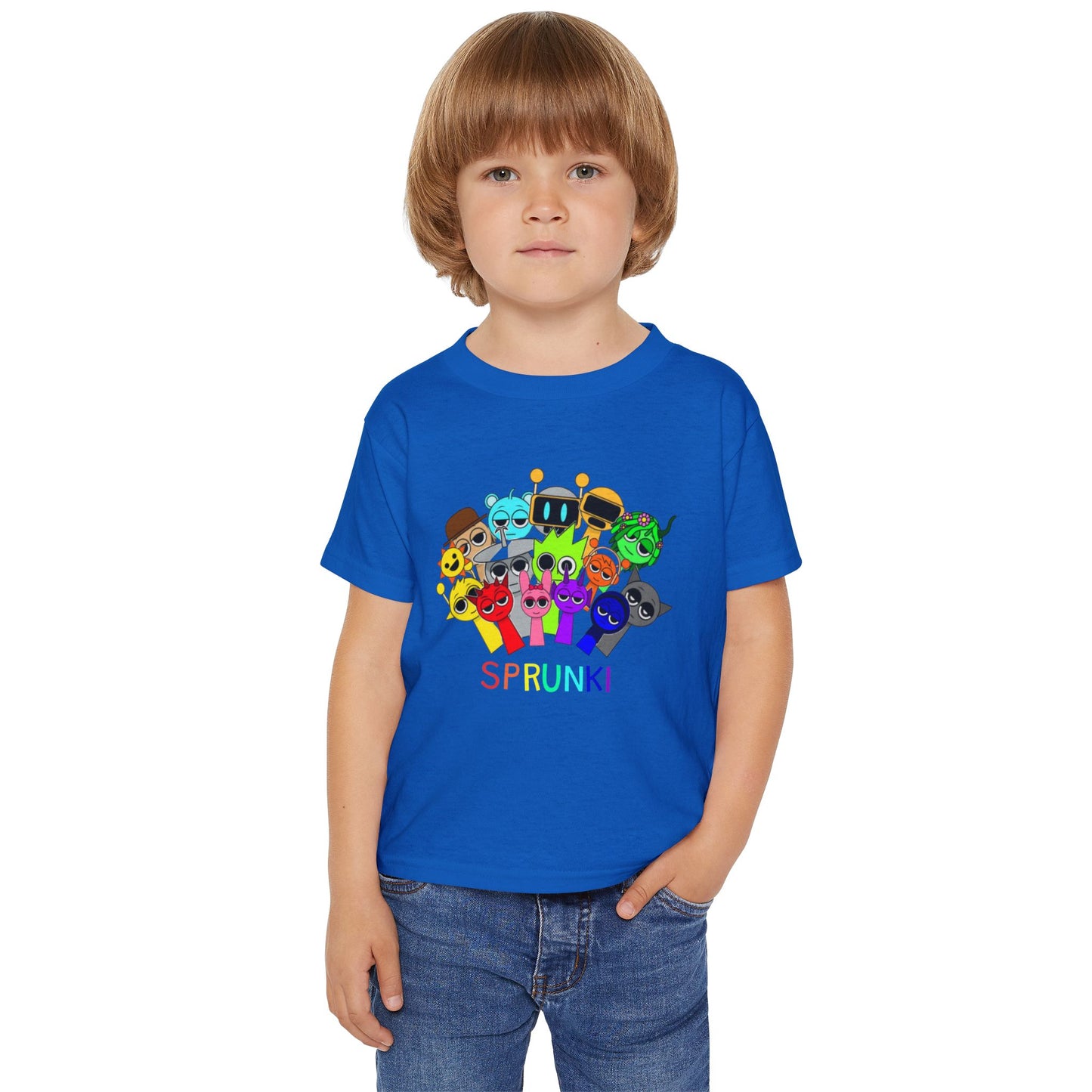 Colorful Toddler T-Shirt with Fun Characters | Kids Gift, Birthday Shirt, Holiday Apparel, Playful Outfit, Cute Tee