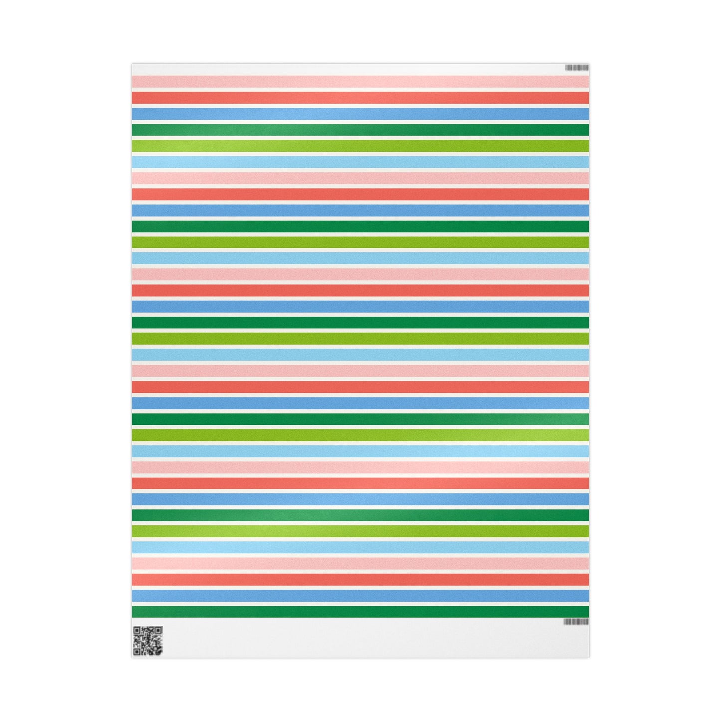 Colorful Striped Wrapping Paper, Gift Wrap for Birthdays, Holidays, Baby Showers, Eco-Friendly, Creative Gifting, Versatile Use