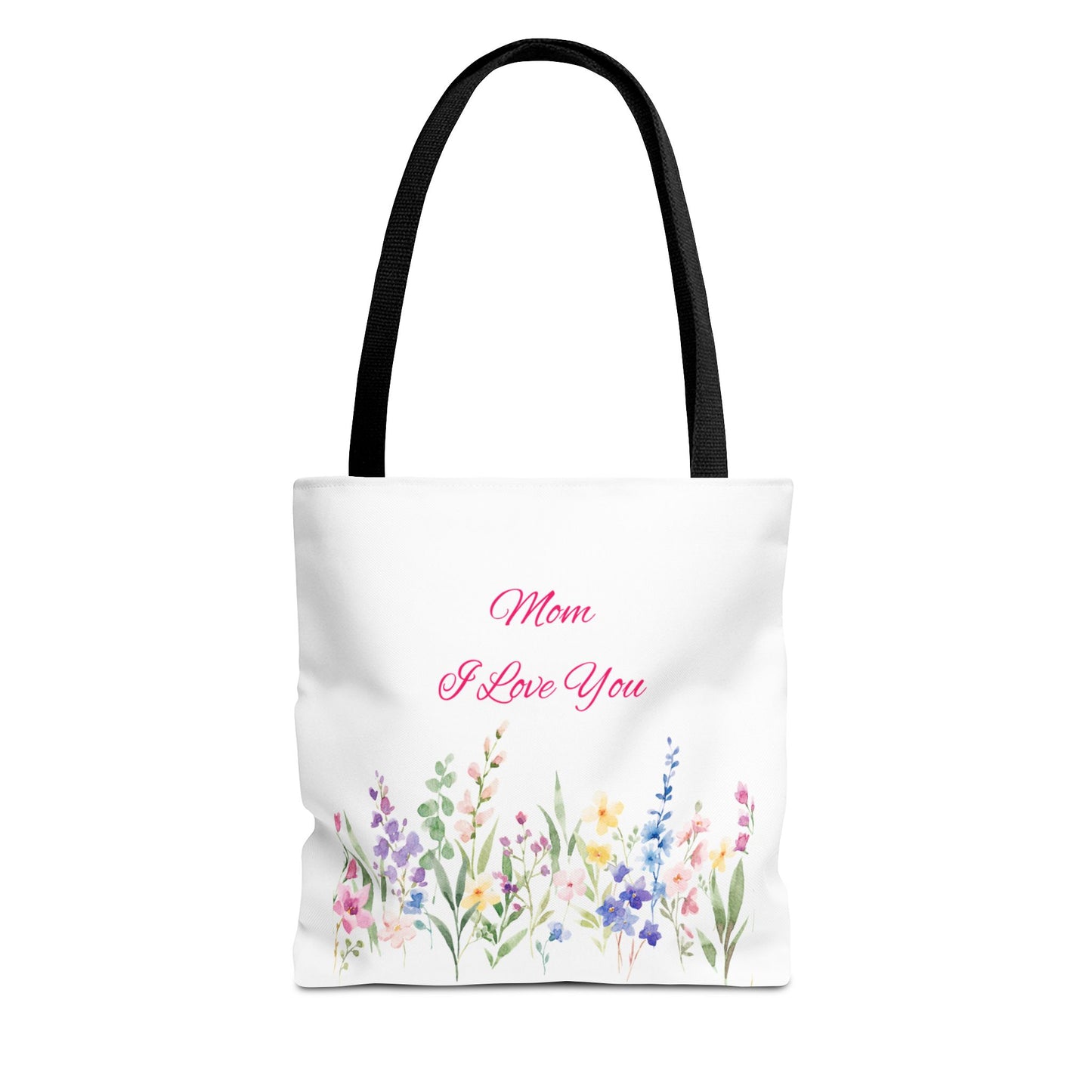 Floral Tote Bag for Moms, Mother's Day Gift, Reusable Shopping Bag, Elegant Floral Design, Eco-Friendly Mom Purse, Daily Use Bag