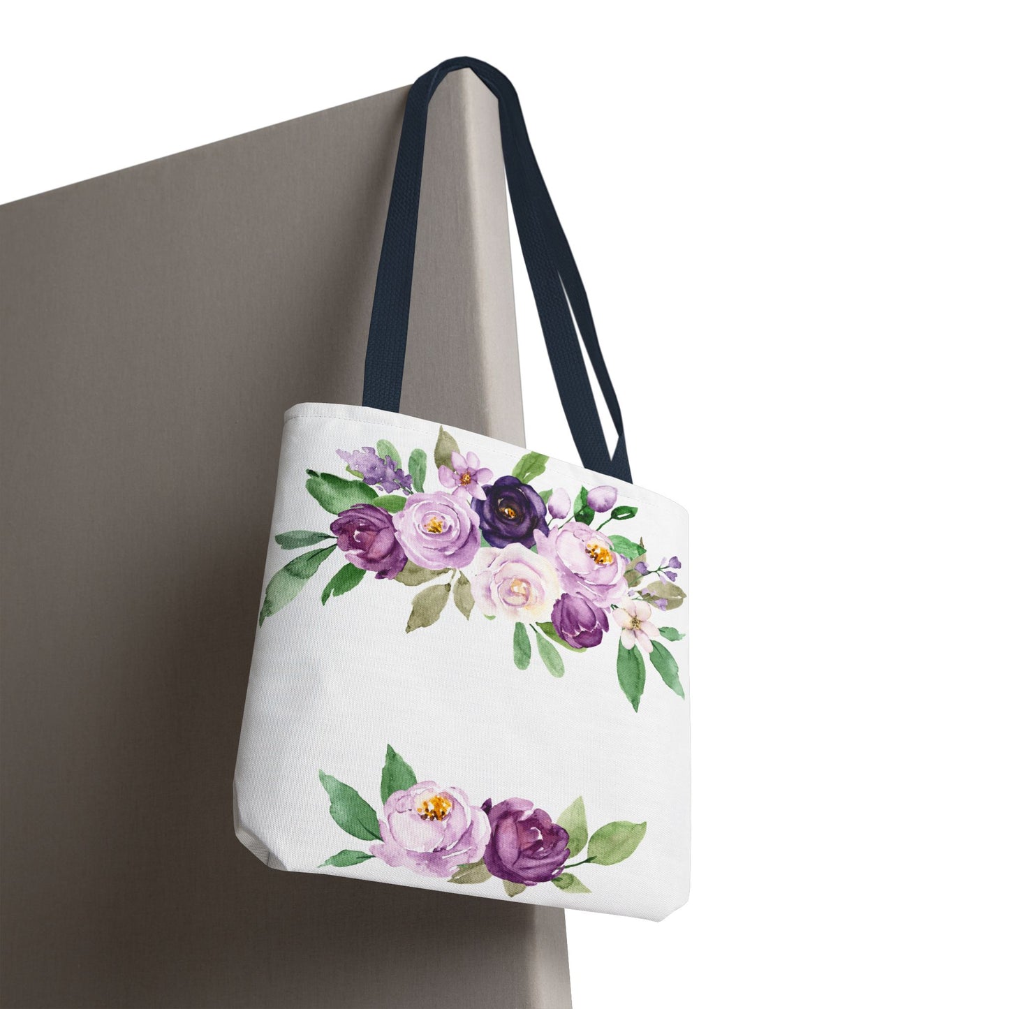 Floral Tote Bag, Stylish Market Bag, Spring Gift, Eco-Friendly Shopping Bag, Flower Print, Birthday Present, Lightweight Carryall