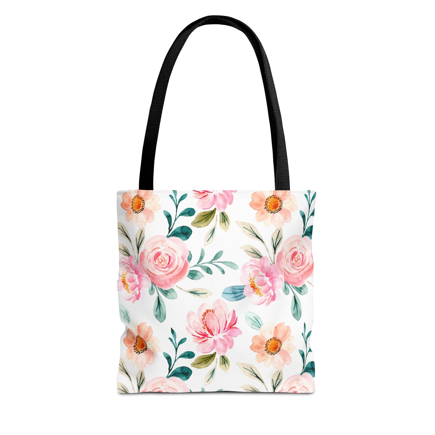 Floral Print Tote Bag, Stylish Shopping, Eco-Friendly Gift, Beach Bag, Floral Tote, Everyday Carryall