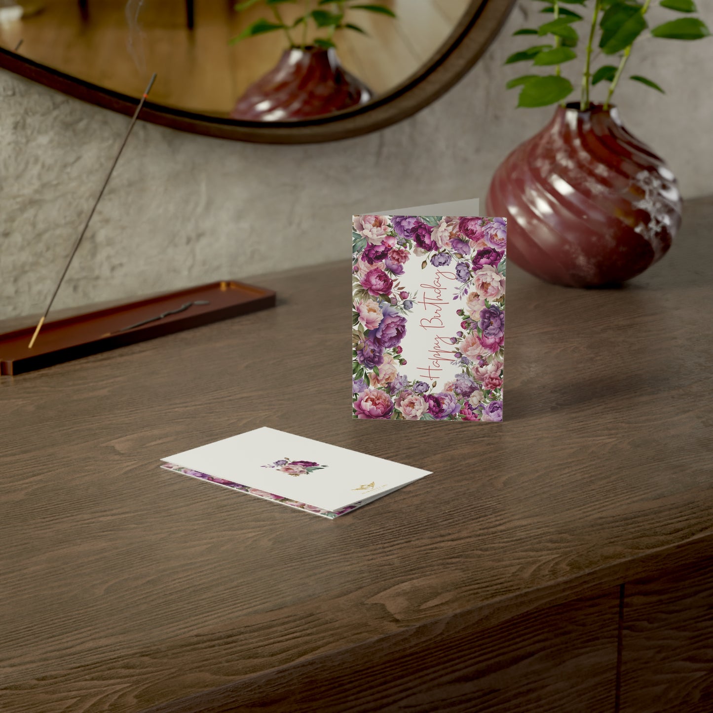 Floral Greeting Cards - Elegant Birthday Wishes, Thank You Notes, Feminine Cards, Note Cards, Floral Stationery