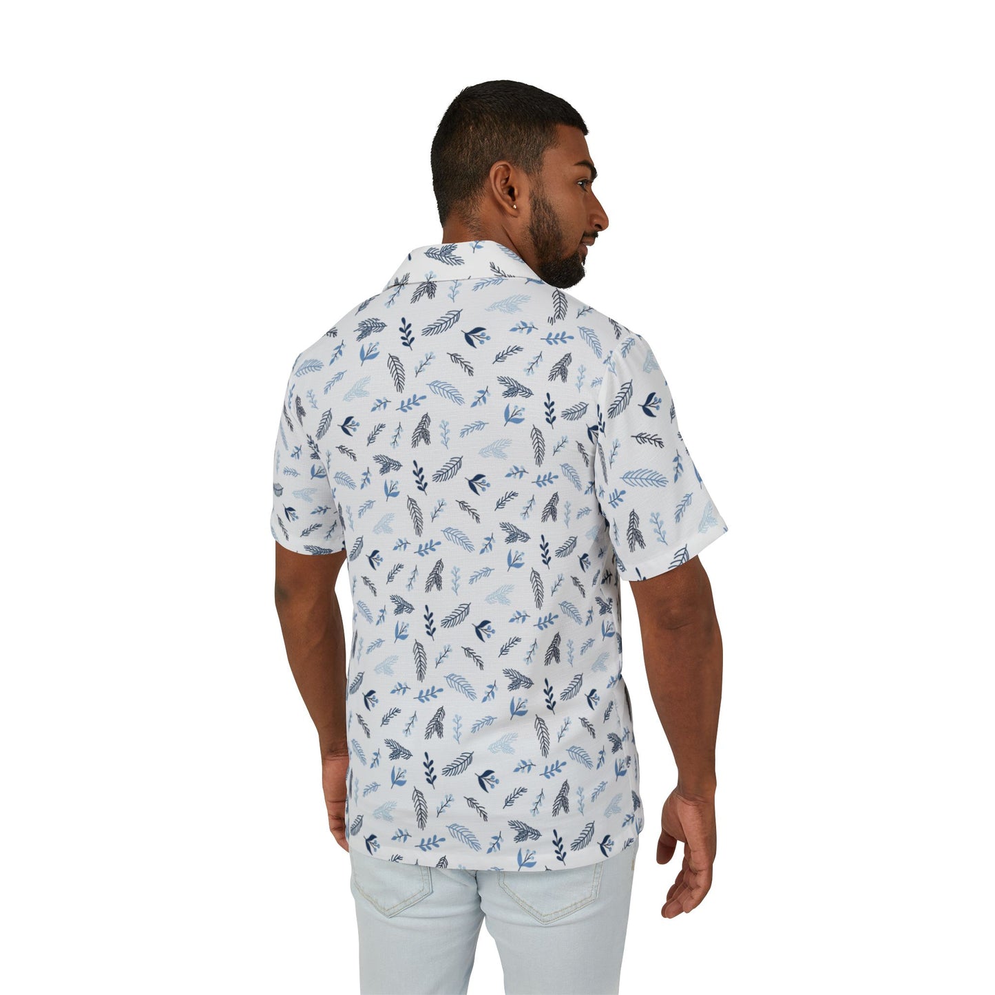 Stylish Men's Hawaiian Camp Shirt - Perfect for Summer Leisure, Beach Days, Parties, Vacation, Casual Wear