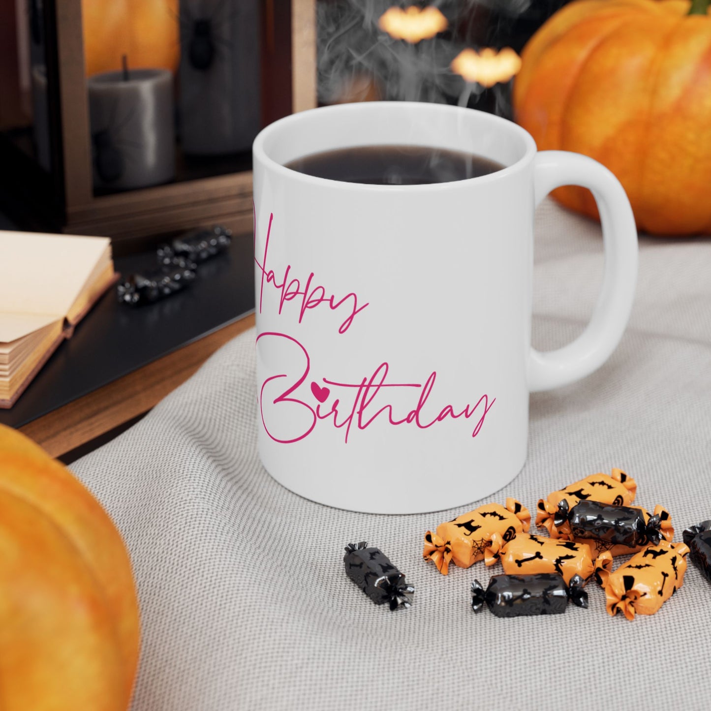 Happy Birthday Dinosaur Ceramic Mug - Fun & Colorful Gift for Kids