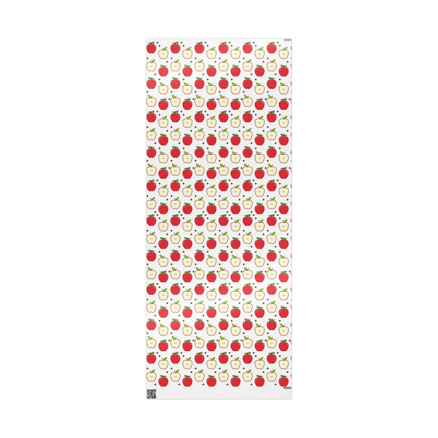 Apple-Themed Wrapping Paper, Cute Gift Wrap for Birthdays, Holidays, Teacher Gifts, Fall Celebrations, Party Supplies