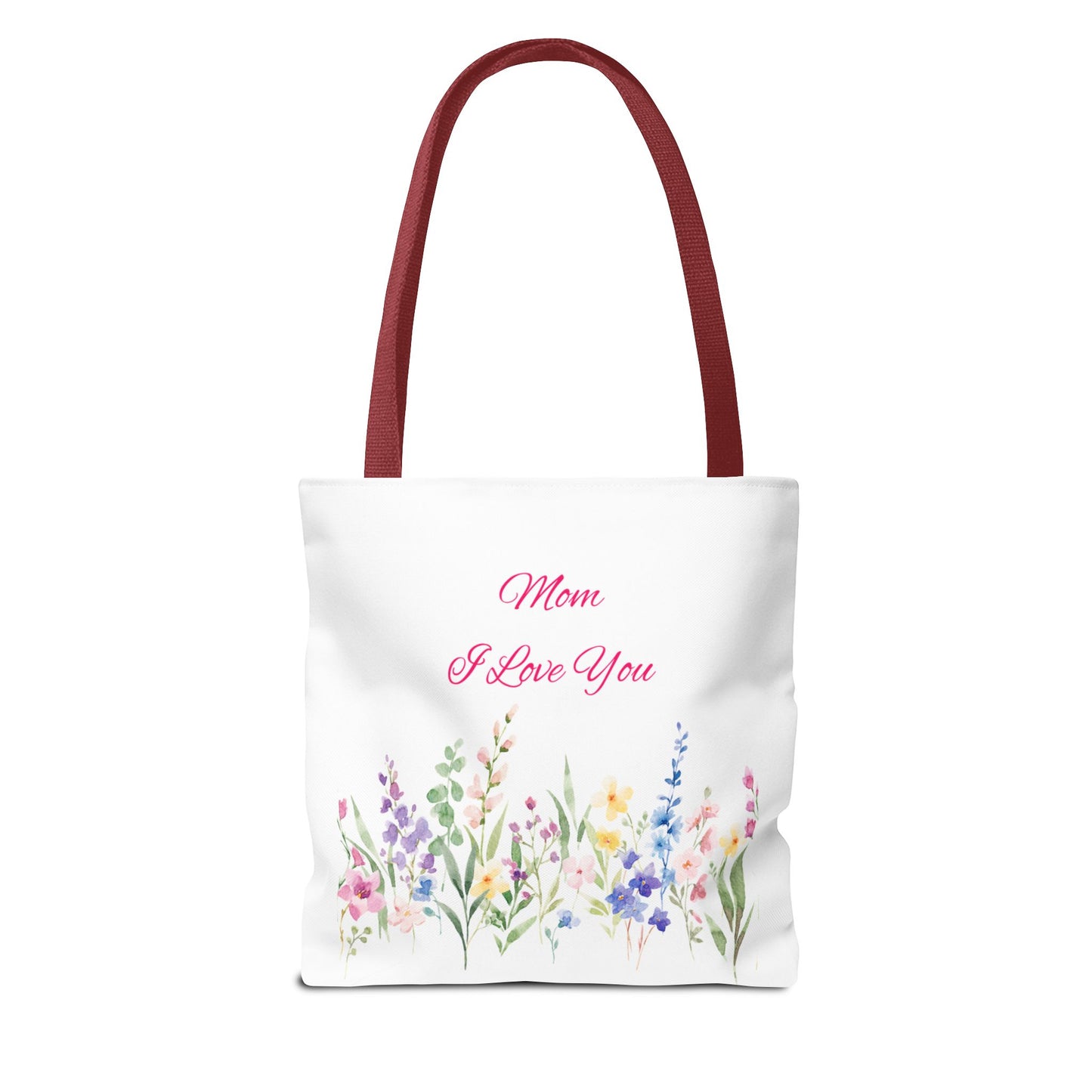 Floral Tote Bag for Moms, Mother's Day Gift, Reusable Shopping Bag, Elegant Floral Design, Eco-Friendly Mom Purse, Daily Use Bag