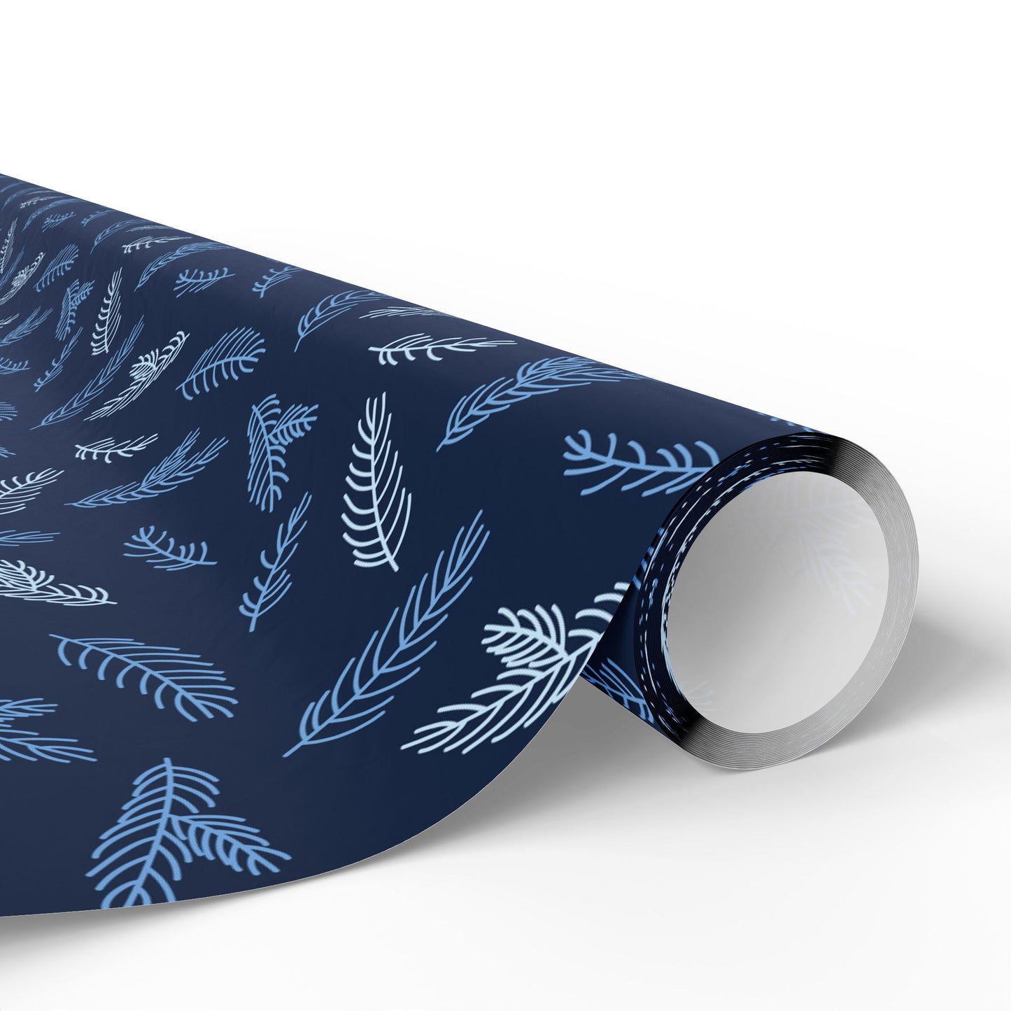 Elegant Floral Wrapping Paper, Gift Wrap for Birthdays, Holidays, Special Occasions, Eco-Friendly, Blue and White Design