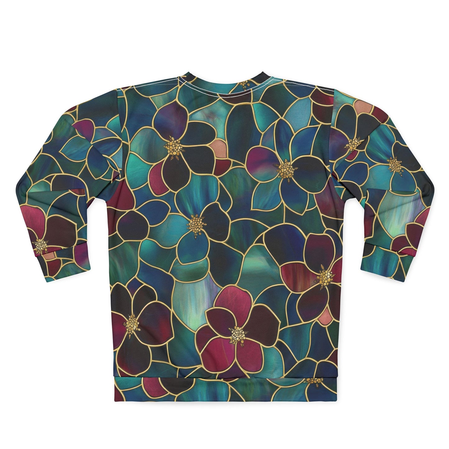 Floral AOP Unisex Sweatshirt | Cozy Sweatshirt, Flower Print Pullover, Nature Lover Gift, Trendy Outerwear, Casual Style