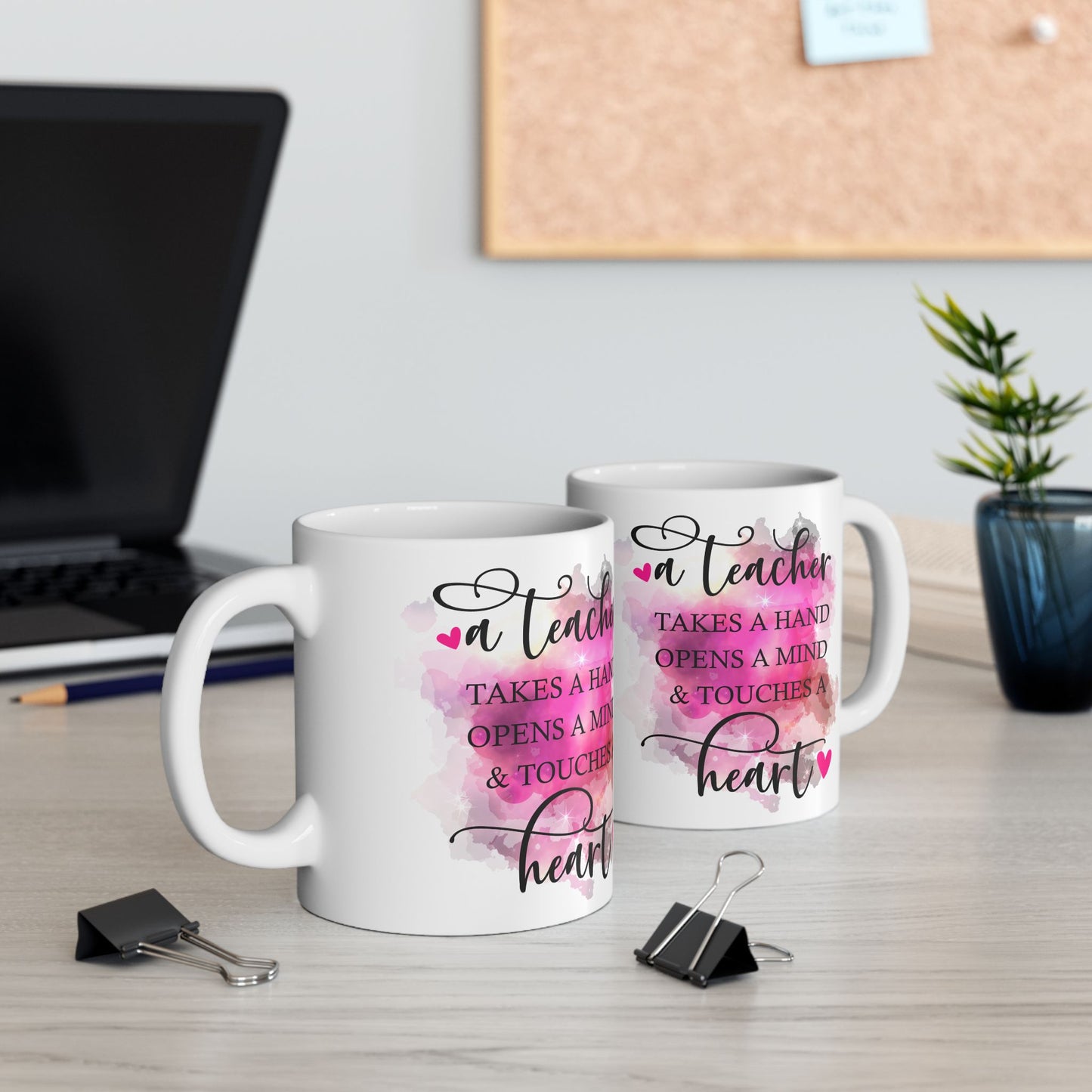 Teacher Appreciation Ceramic Mug - Motivational Gift, 11oz/15oz Coffee Cup for Educators, End of Year Gift, Inspirational Quote