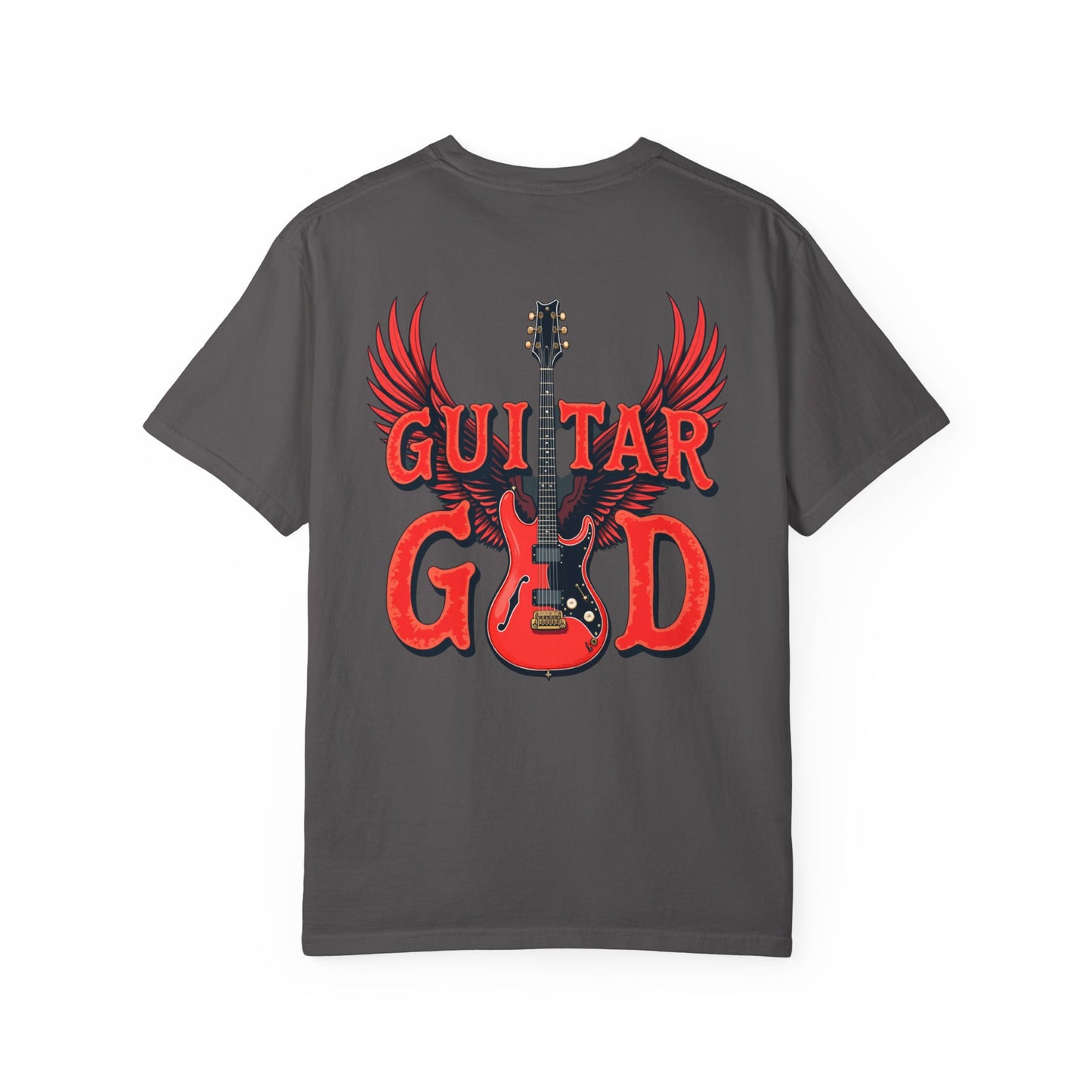 Guitar God T-Shirt, Music Lover Gift, Unisex Graphic Tee, Rock & Roll Apparel, Concert Outfit, Gift for Musicians