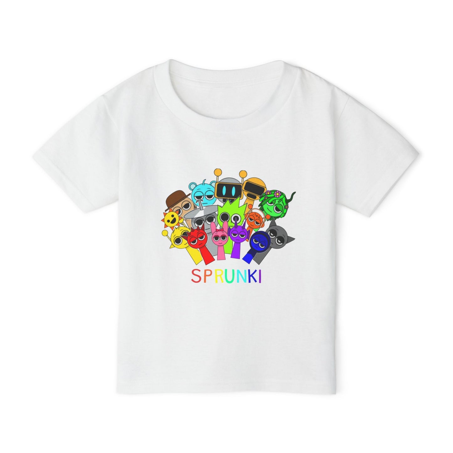 Colorful Toddler T-Shirt with Fun Characters | Kids Gift, Birthday Shirt, Holiday Apparel, Playful Outfit, Cute Tee