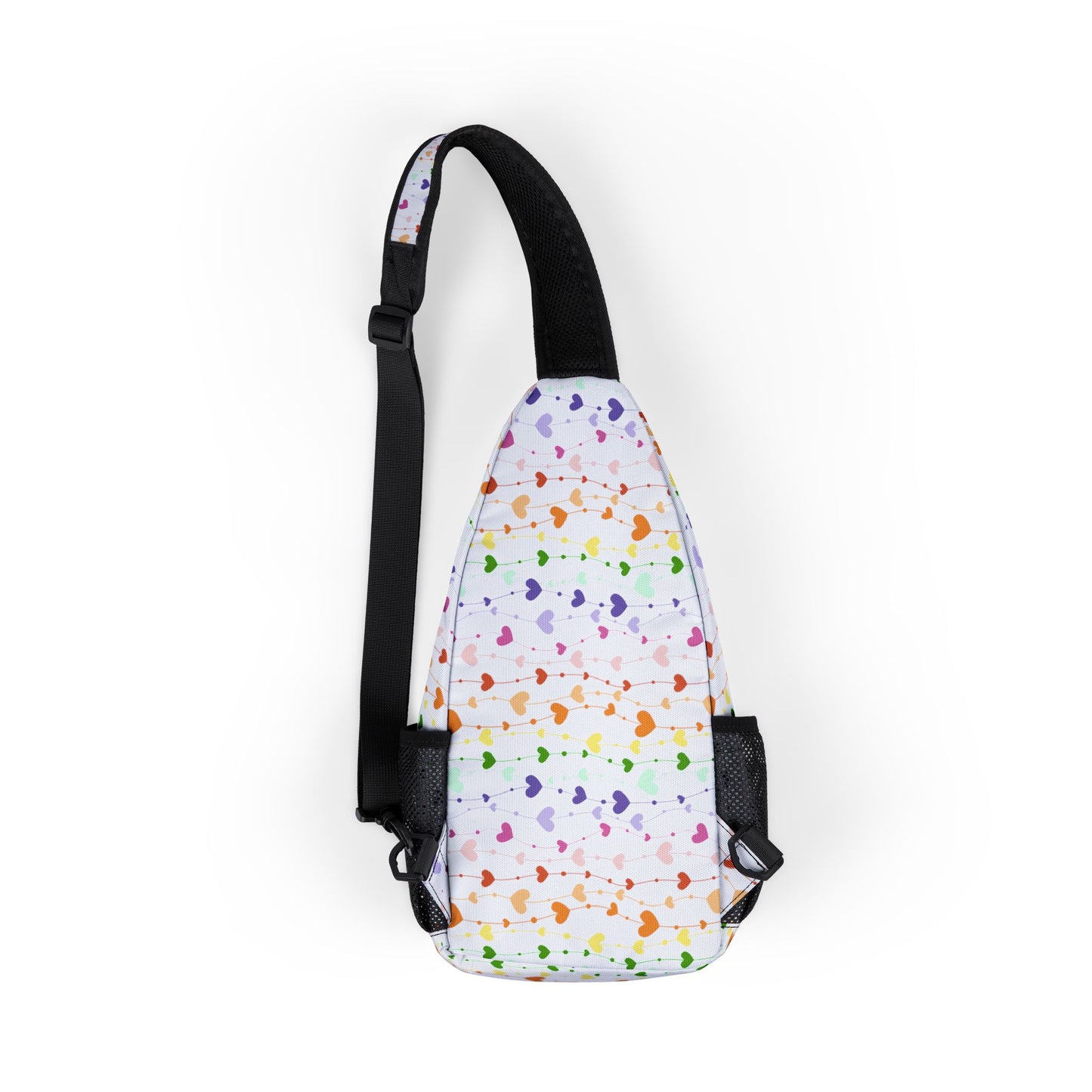Colorful Patterned Chest Bag for Everyday Adventures | Trendy Sling Bag, Festival Accessory, Casual Backpack, Travel Gear, Unique Gift