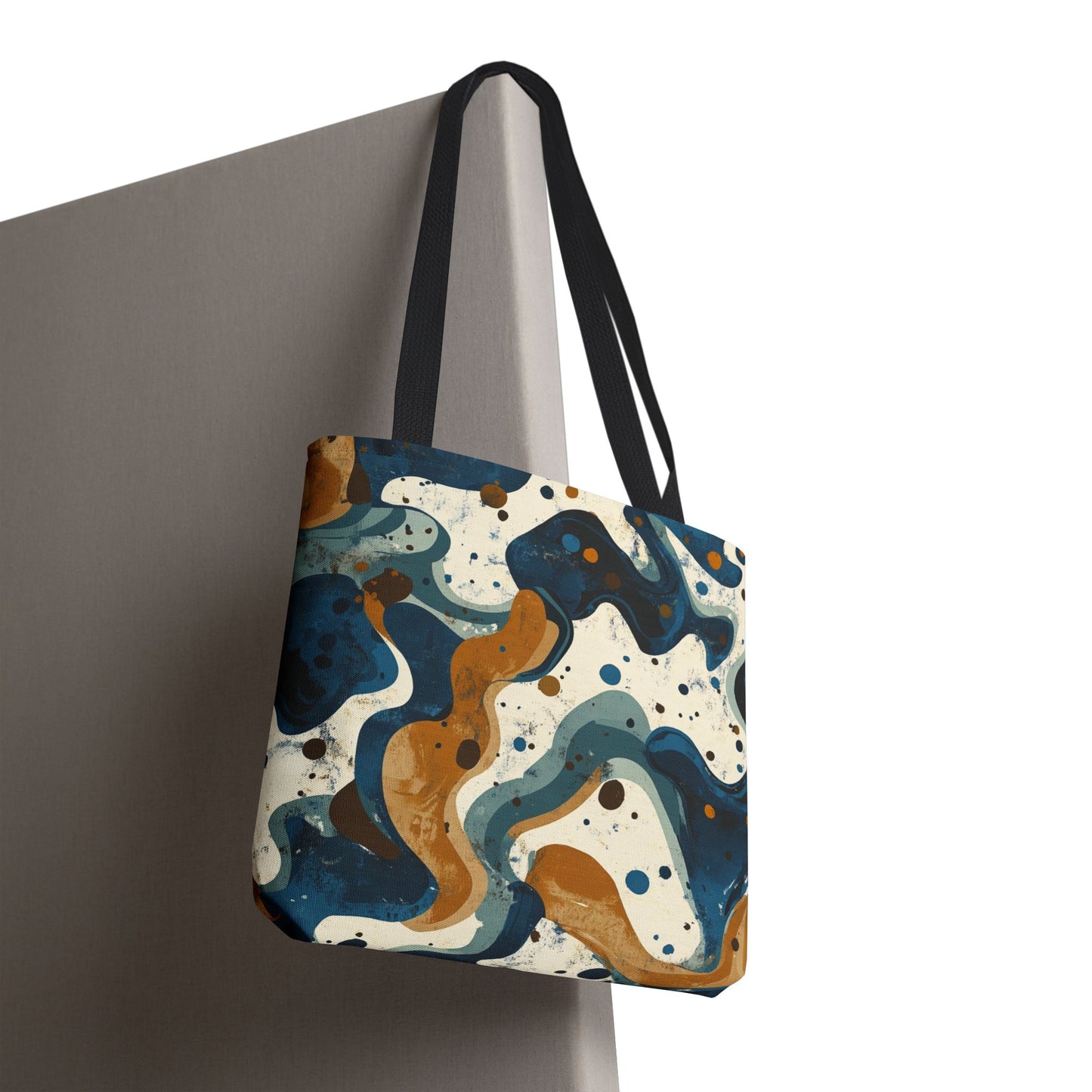 Stylish Abstract Tote Bag, Art-Inspired Carryall, Everyday Tote, Boho Chic Bag, Eco-Friendly Shopping Bag, Unique Gift Idea