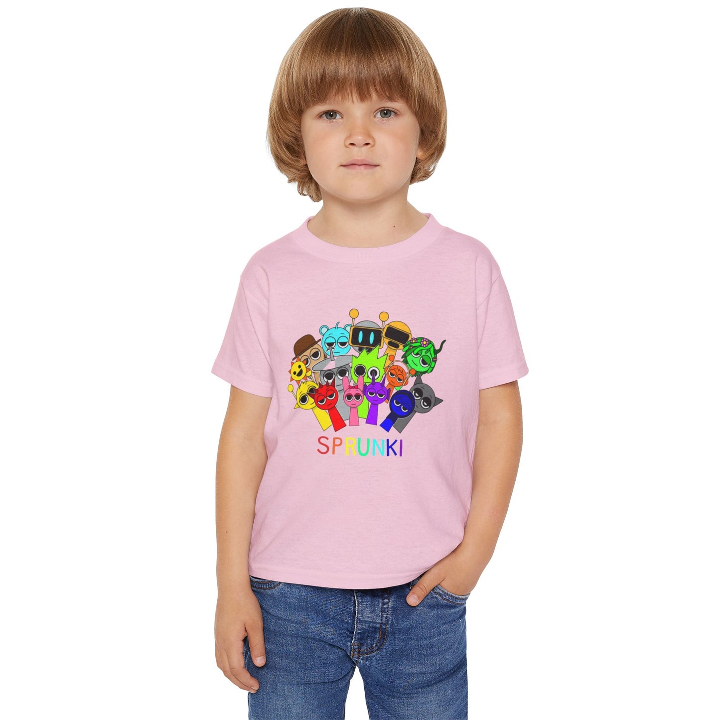 Colorful Toddler T-Shirt with Fun Characters | Kids Gift, Birthday Shirt, Holiday Apparel, Playful Outfit, Cute Tee