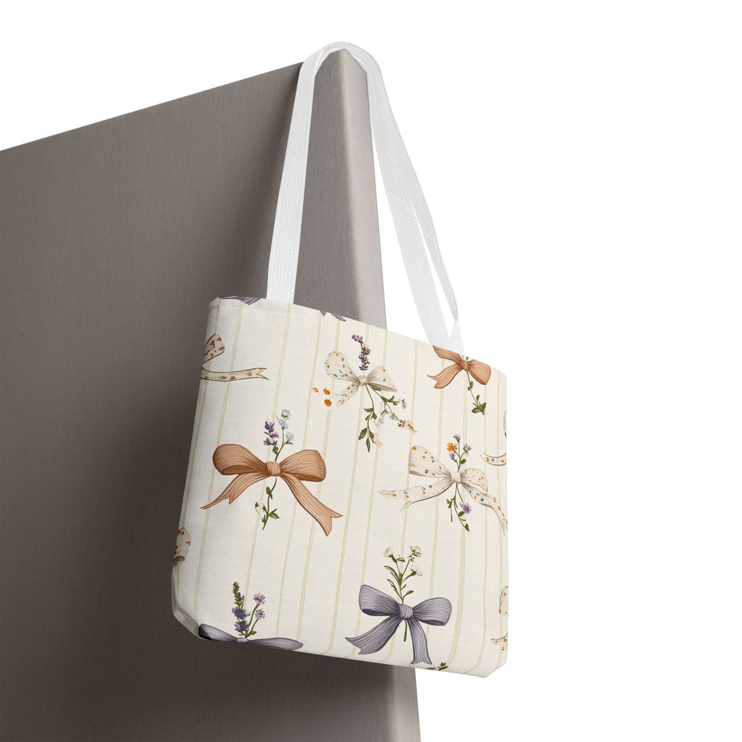 Charming Floral Tote Bag, Gift Bag for Her, Spring Tote, Shopping Bag, Everyday Carryall, Eco-Friendly Bag