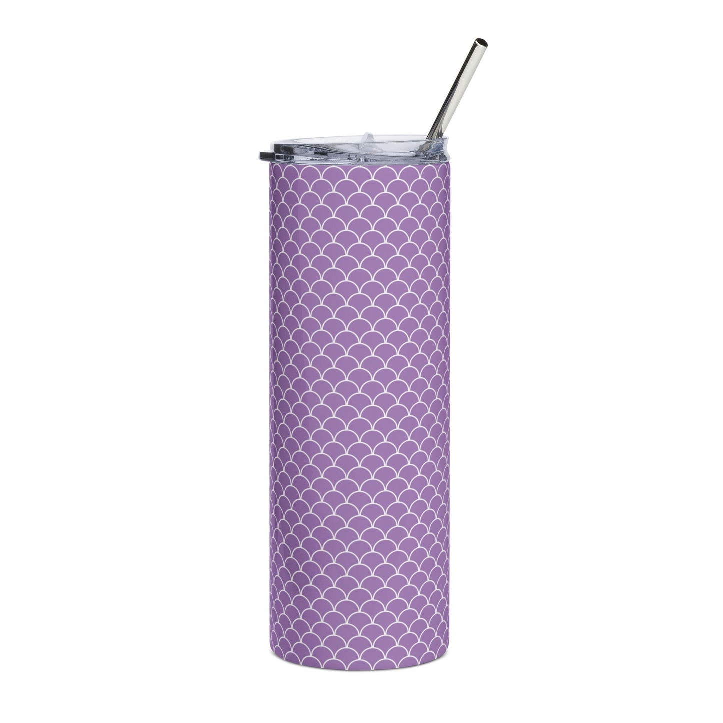 Mermaid Scale Stainless Steel Tumbler | Travel Mug, Gift for Sea Lovers, Beach Accessories, Reusable Water Bottle, Summer Drinkware