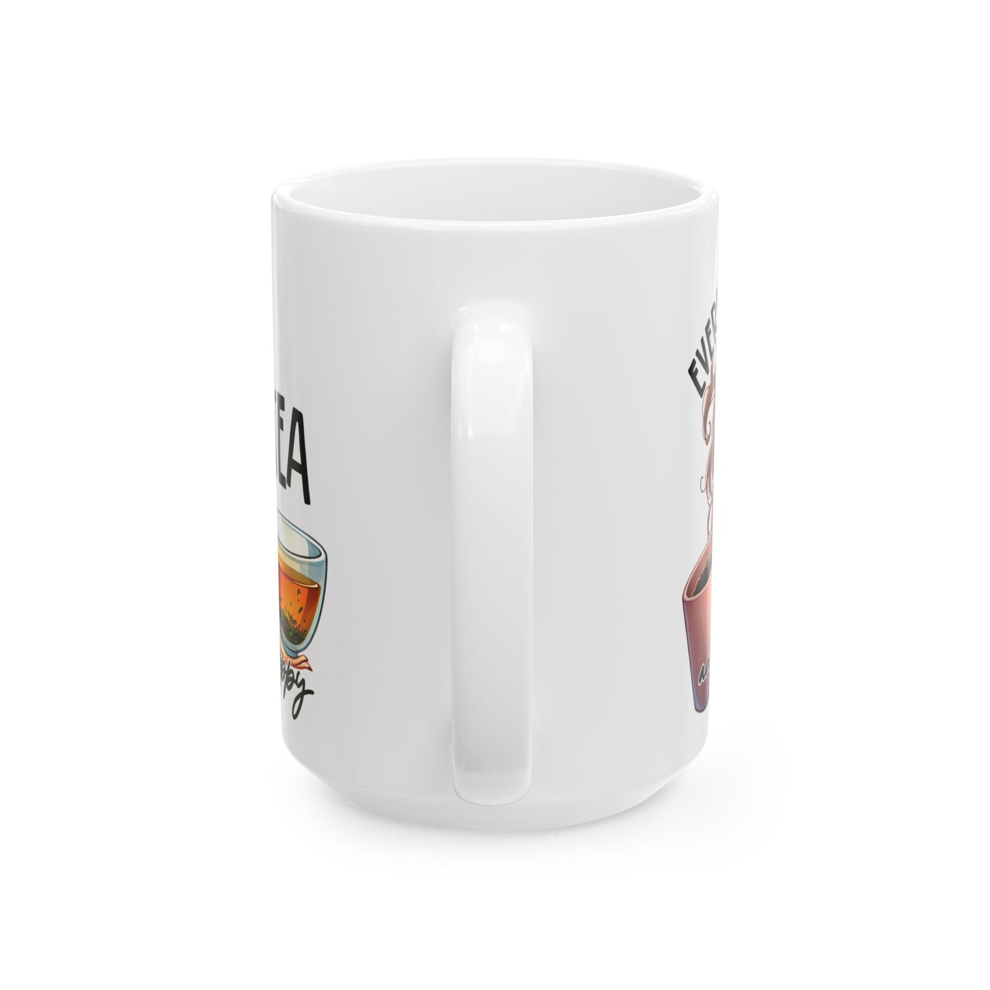 Whimsical Ceramic Mug for Coffee Lovers, Unique Gift Idea, Cute Artwork, Everyday Use, Fun Home Decor