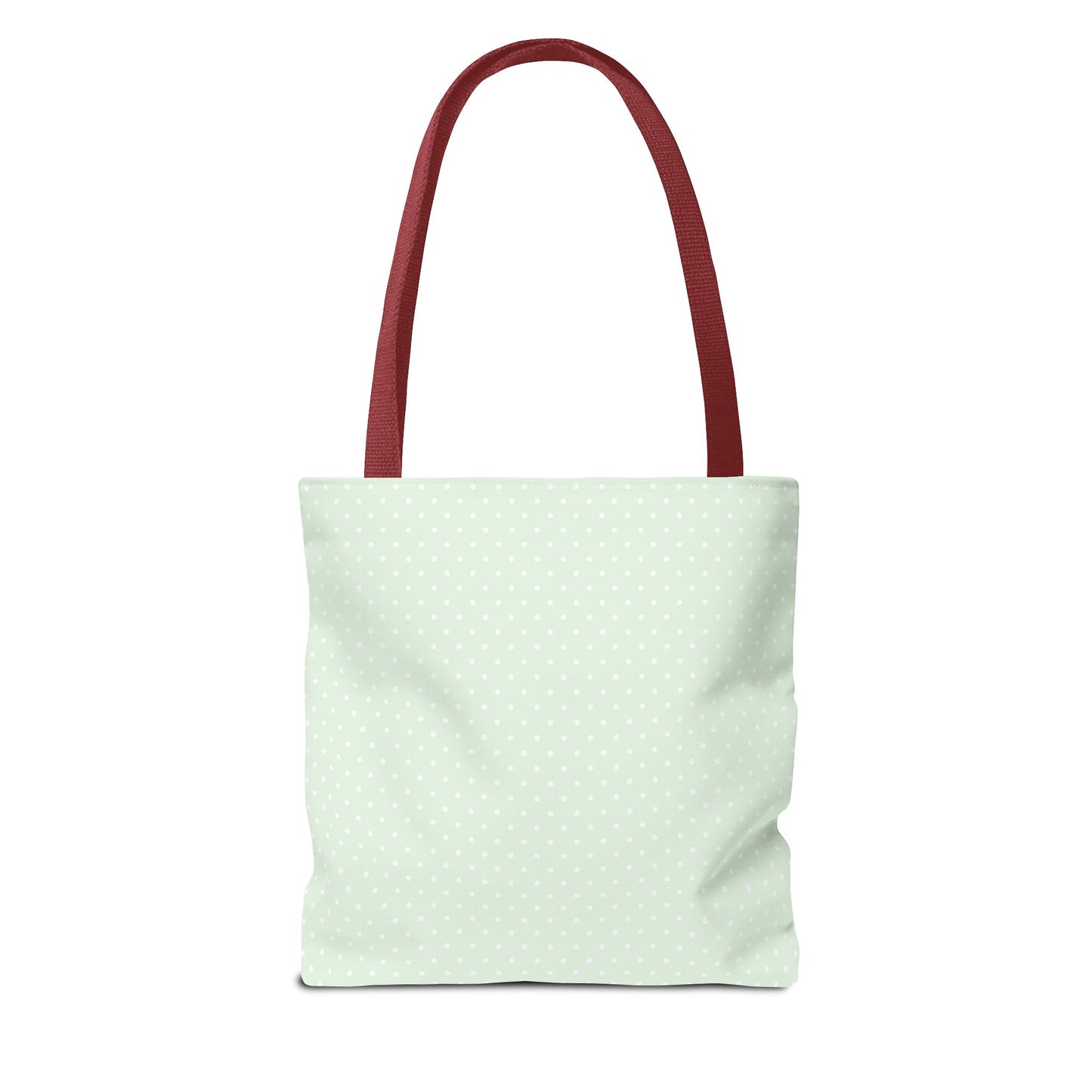Mint Polka Dot Tote Bag | Stylish Eco-Friendly Day Bag, Beach Tote, Shopping Bag, Gift for Her, Everyday Purse