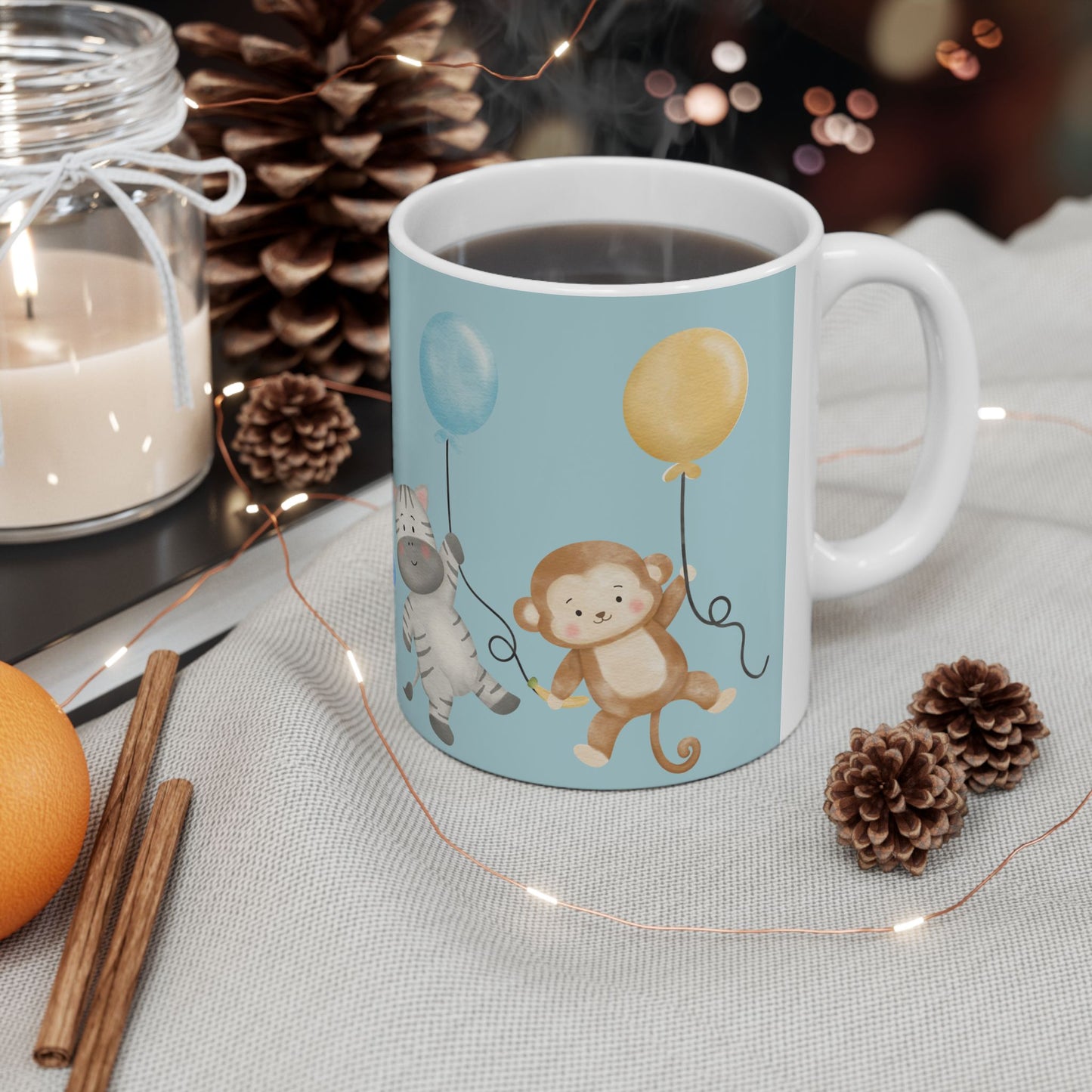 Birthday Animal-Themed Ceramic Mug - 11oz & 15oz