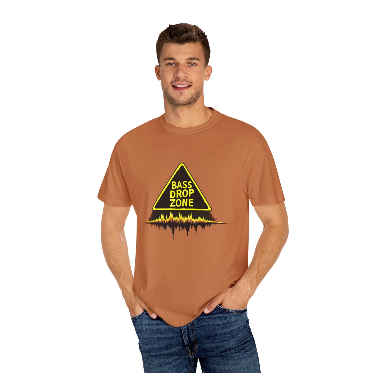 Bass Drop Zone Unisex T-Shirt, Music Lover Gift, Festival Apparel, Party Outfit, DJ Merchandise, Unique Graphic Tee