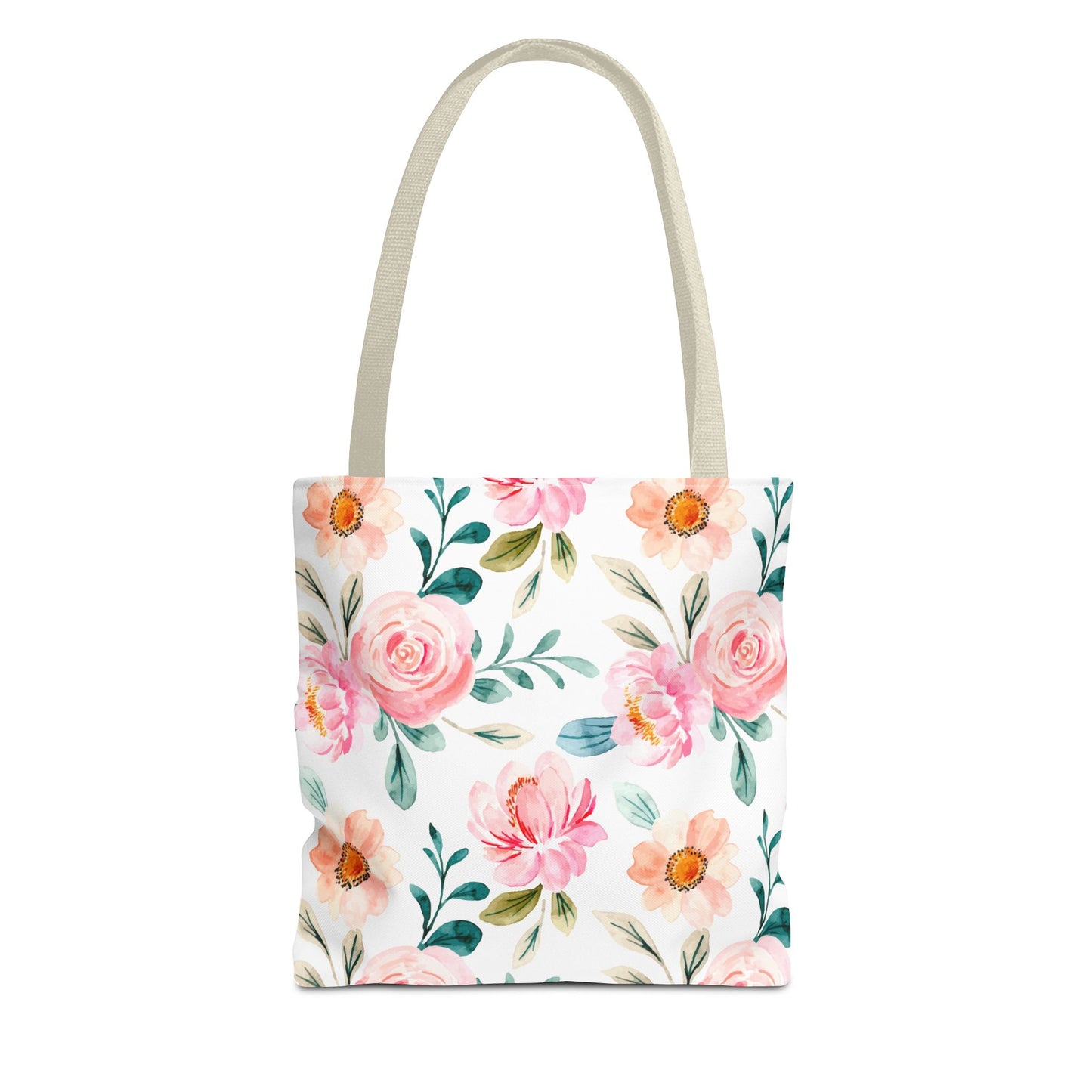 Floral Print Tote Bag, Stylish Shopping, Eco-Friendly Gift, Beach Bag, Floral Tote, Everyday Carryall