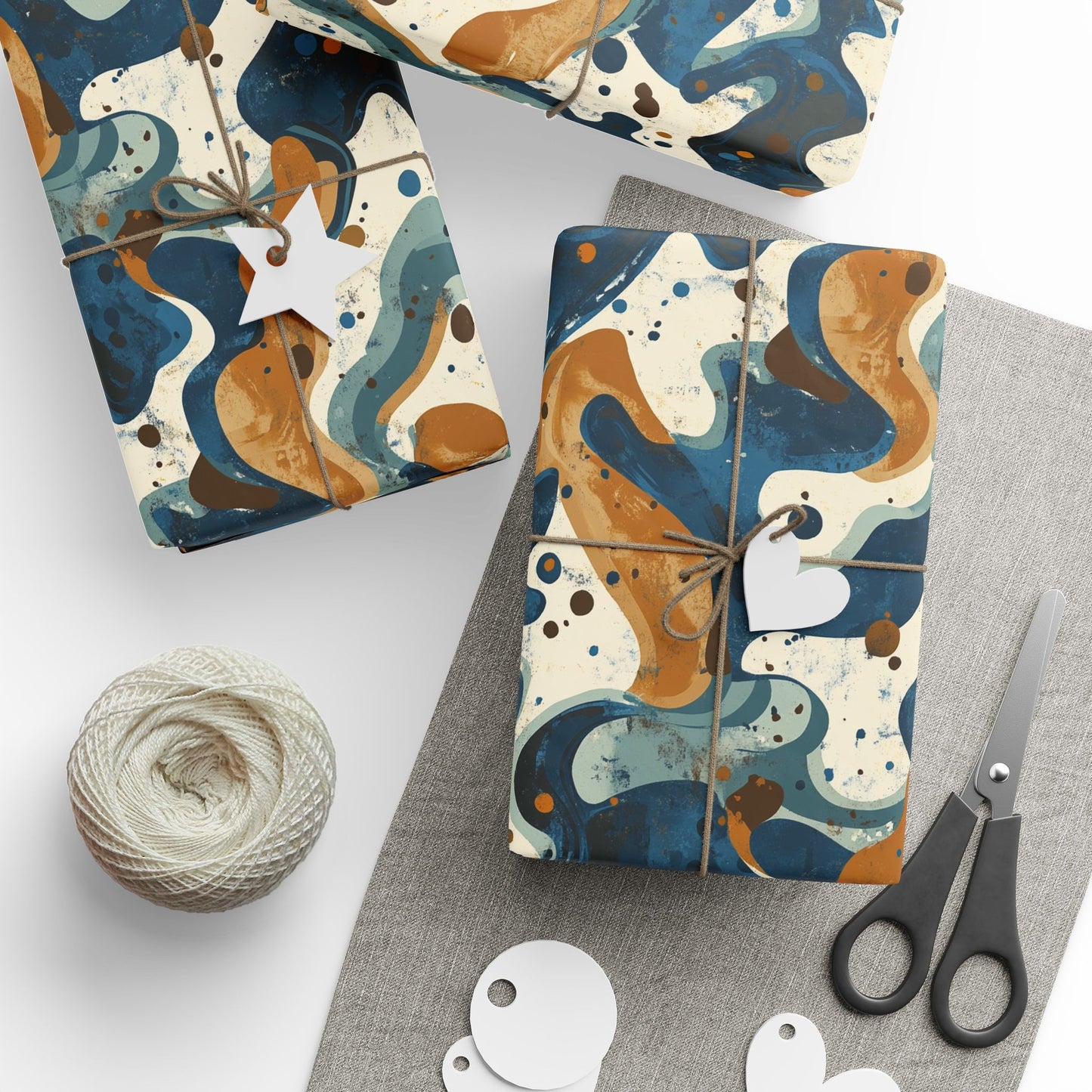 Artistic Wrapping Paper, Colorful Gift Wrap, Modern Decorative Paper, Unique Present Cover, Creative Packaging Solution