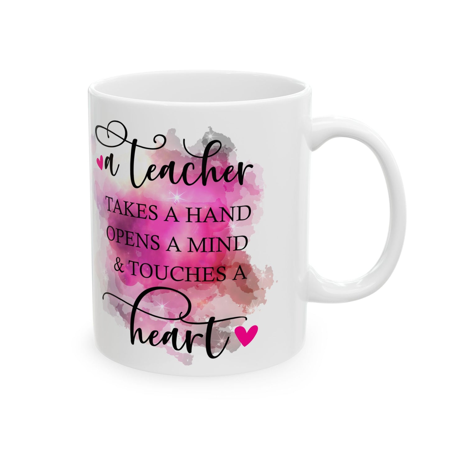 Teacher Appreciation Ceramic Mug - Motivational Gift, 11oz/15oz Coffee Cup for Educators, End of Year Gift, Inspirational Quote