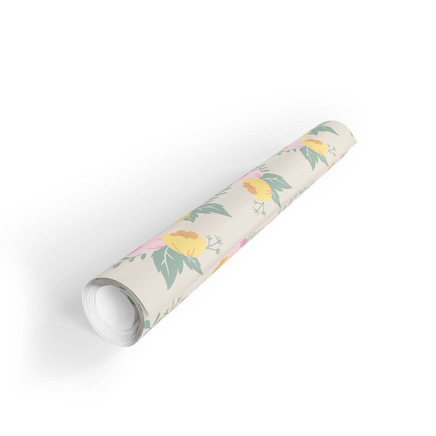 Floral Gift Wrapping Paper Roll - Elegant Floral Design for All Occasions