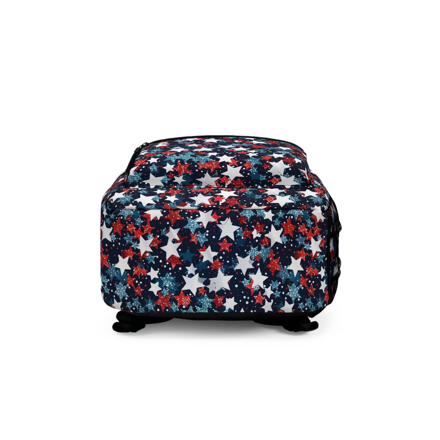 Starry Pattern Backpack, Stylish School Pack, Unique Gift for Kids, Trendy Travel Bag, Perfect for Summer Camp, Star Print Rucksack