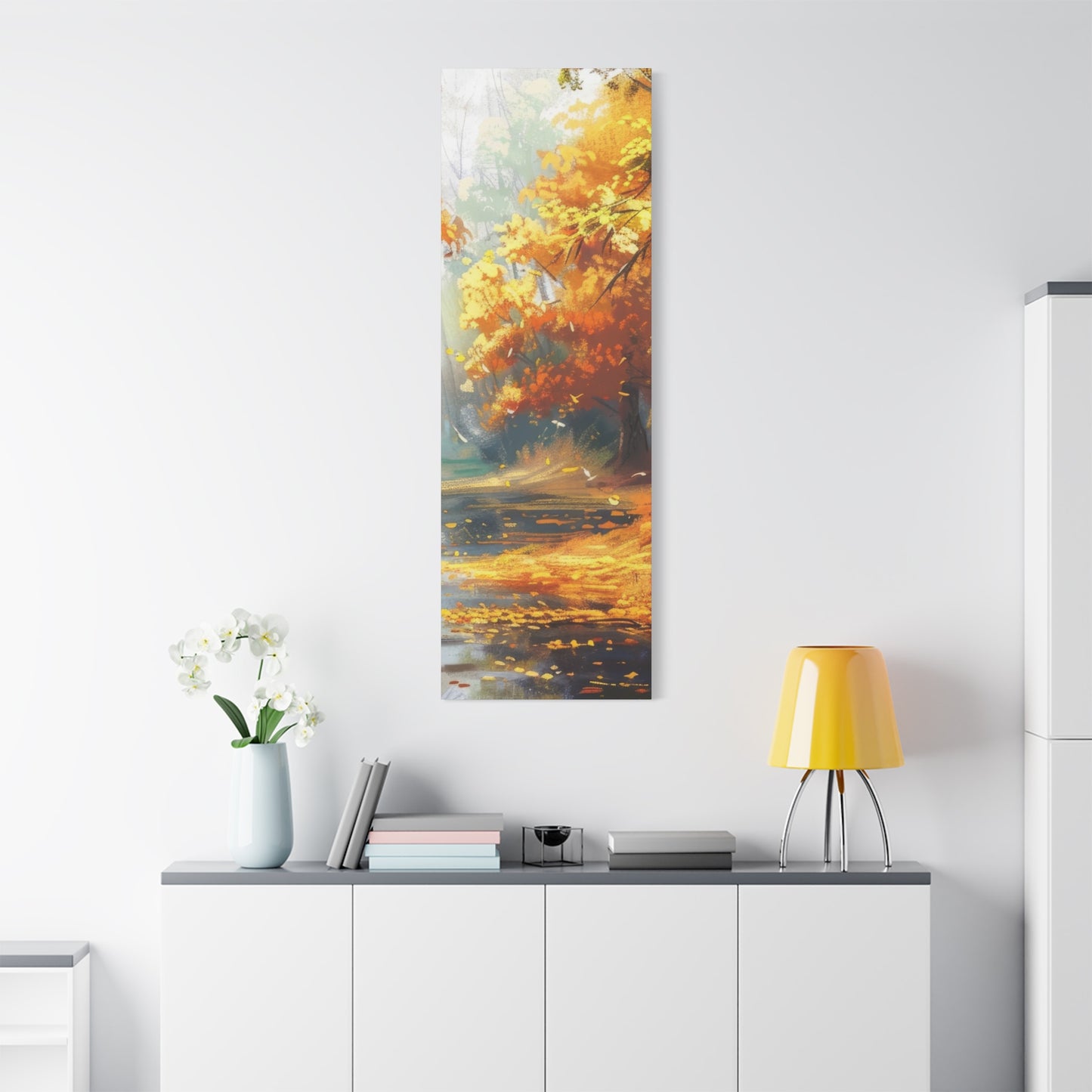 Autumn Serenity Canvas Print, Fall Decor, Home Wall Art, Nature Artwork, Gift for Nature Lovers, Cozy Decorating