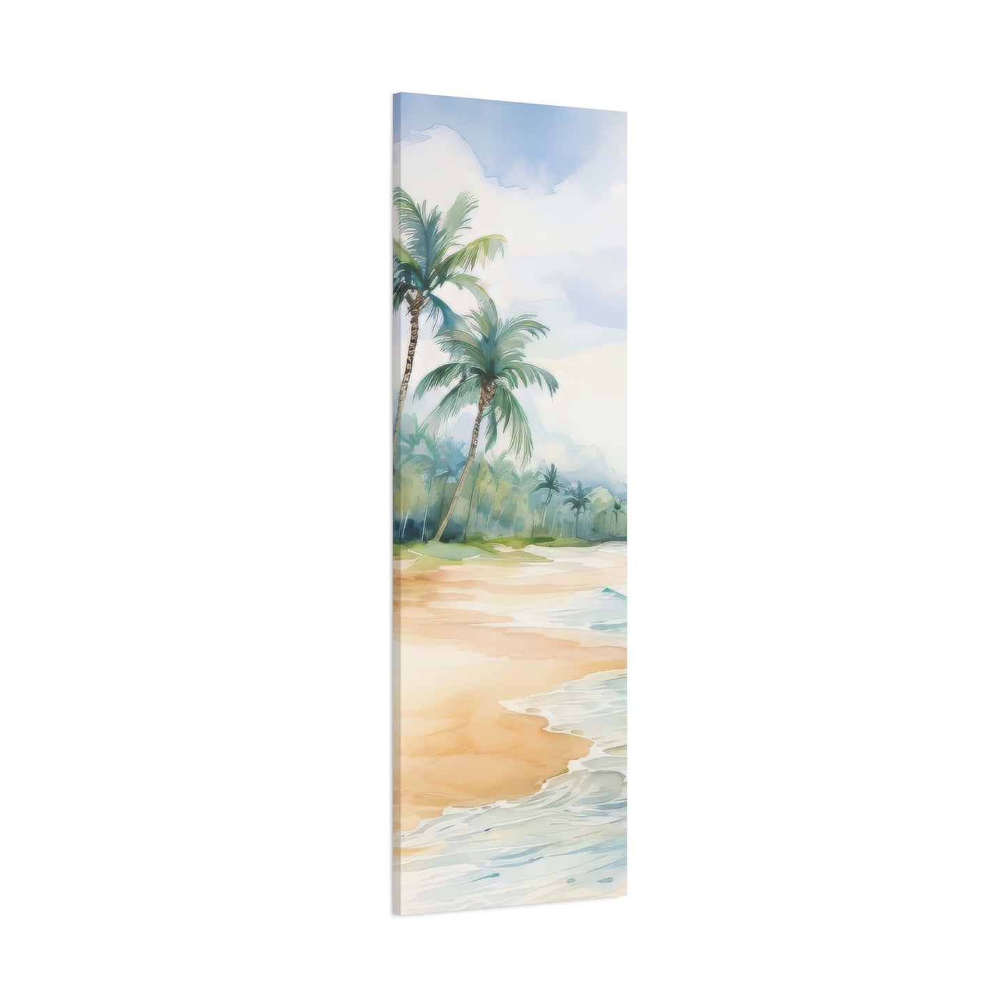 Beach Vibes Wall Art, Coastal Canvas Print, Tropical Decor, Ocean Scene Artwork, Home Decor, Gift for Beach Lovers, Summer Wall Art