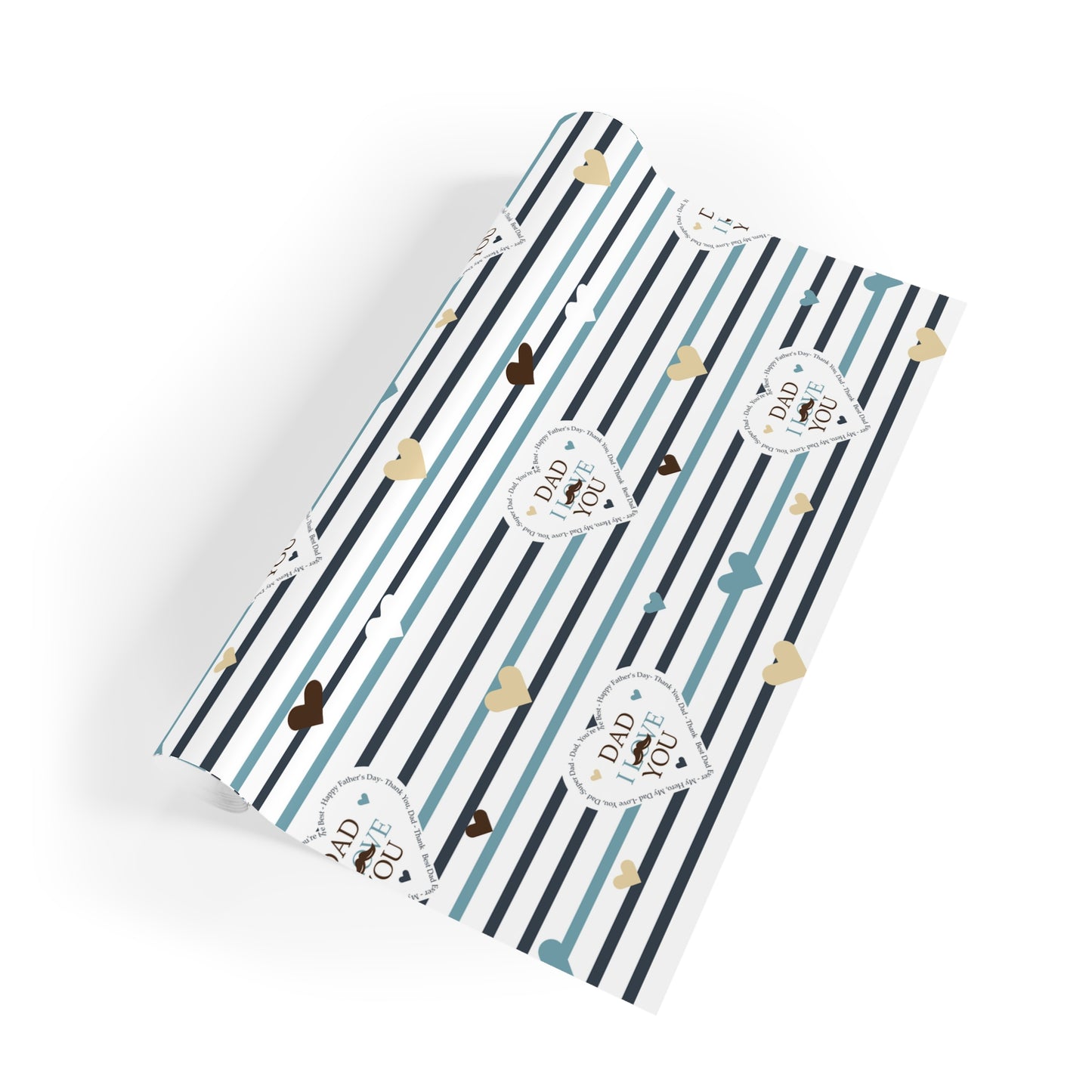 Heartfelt Gift Wrapping Paper Roll, Perfect for Celebrations, Birthdays, Holidays, Valentine’s Day, Eco-Friendly Wrap