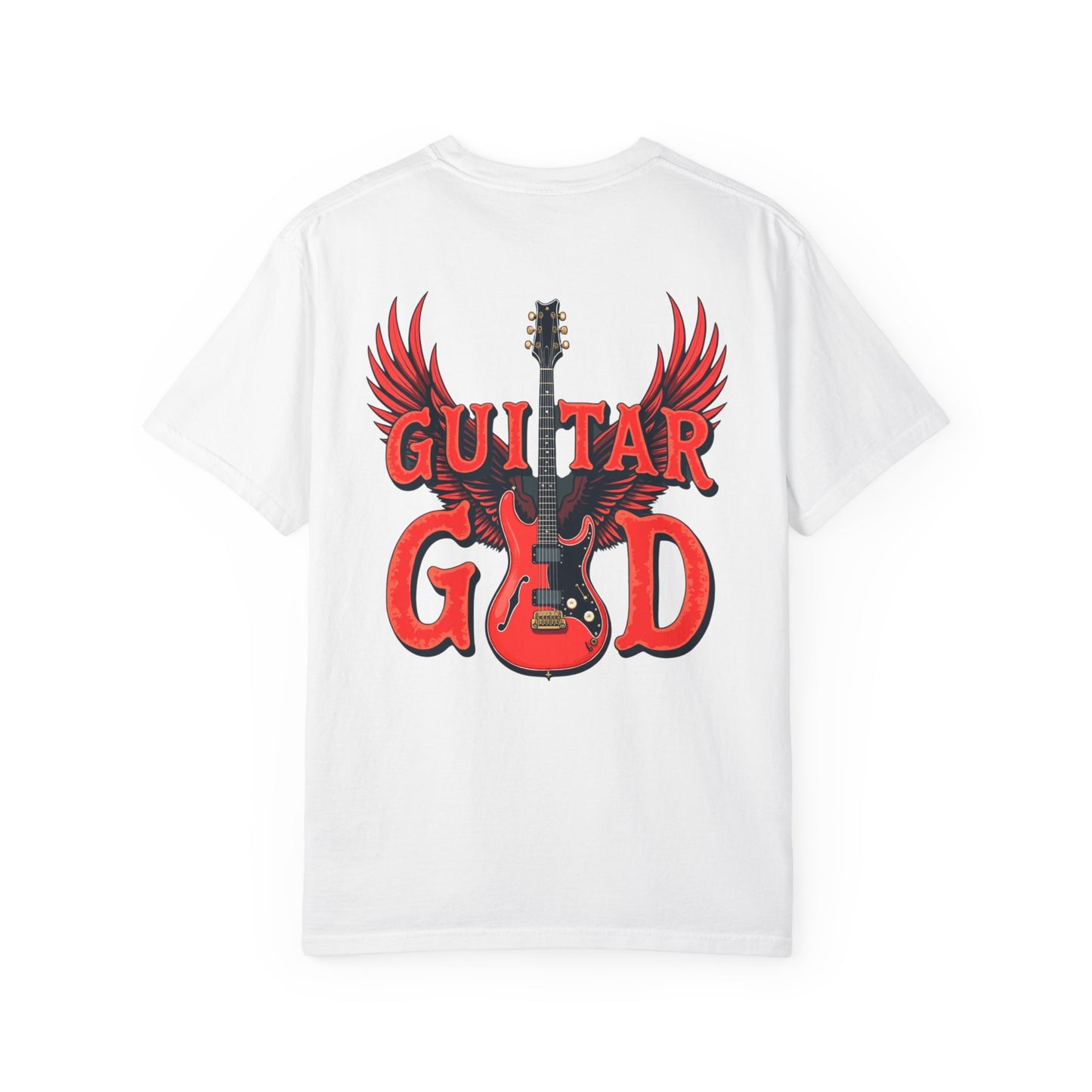 Guitar God T-Shirt, Music Lover Gift, Unisex Graphic Tee, Rock & Roll Apparel, Concert Outfit, Gift for Musicians