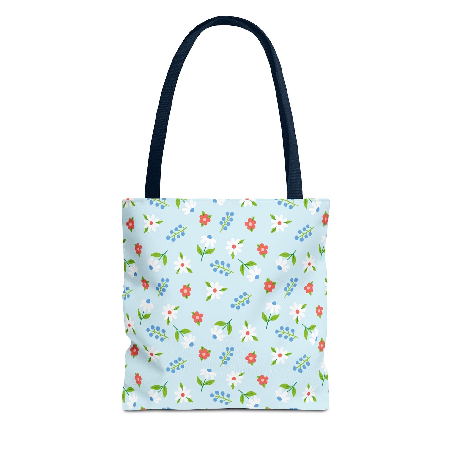 Floral Tote Bag, Spring Style, Eco-Friendly Shopping Bag, Gift for Her, Reusable Grocery Tote, Bright Floral Design