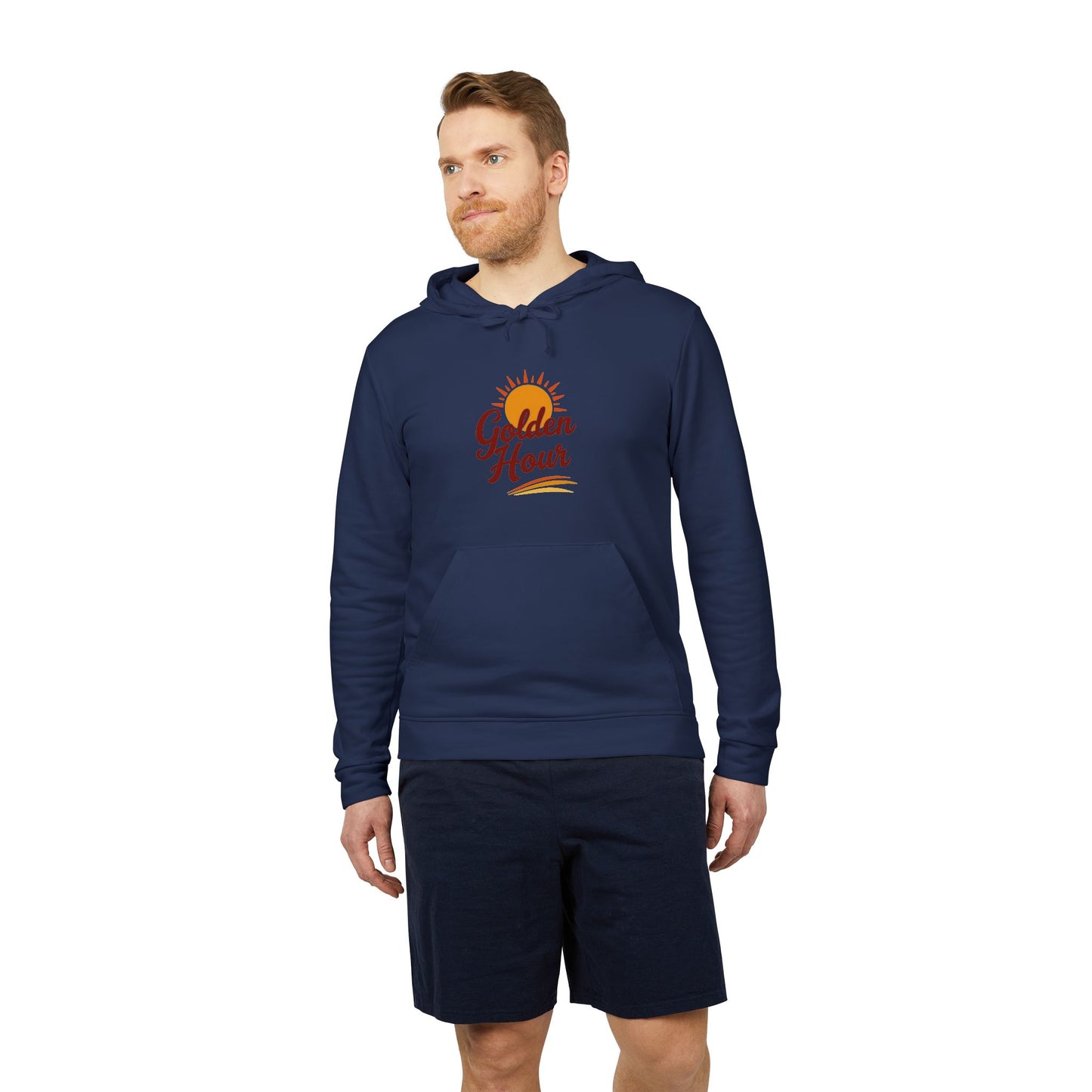 Golden Hour Fleece Hoodie - Cozy Unisex Sweatshirt for Travel, Casual Wear, Gift for Friends, Fall Fashion, Hoodie for Relaxing