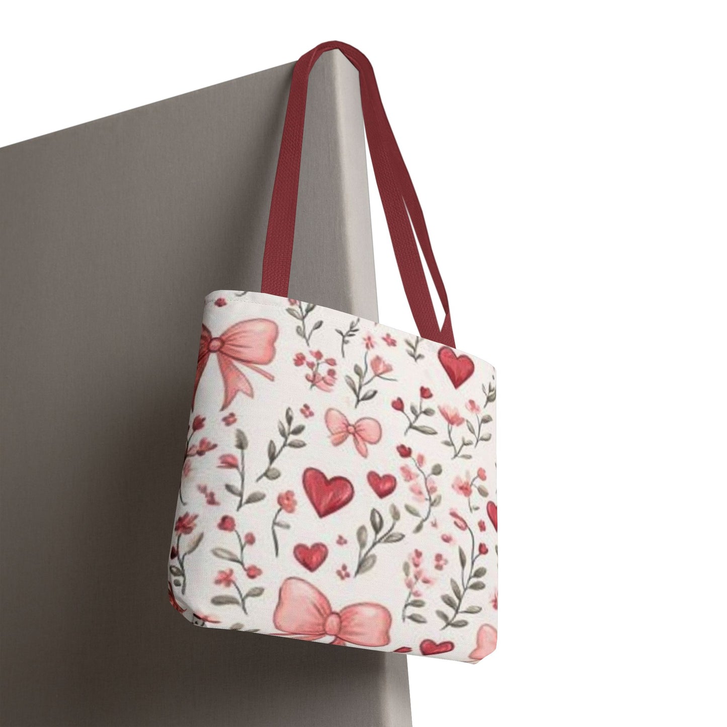 Romantic Floral Tote Bag, Perfect for Mother’s Day, Valentine's Day, Bridesmaid Gift, Everyday Use, Cute Shopping Bag