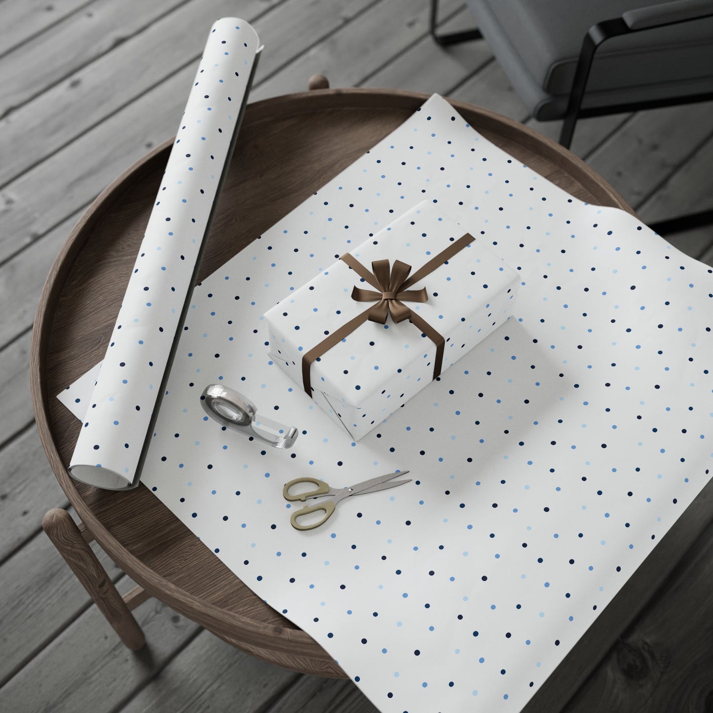 Elegant Polka Dot Wrapping Paper, Gift Wrap for All Occasions, Birthday, Holiday, Wedding, Baby Shower