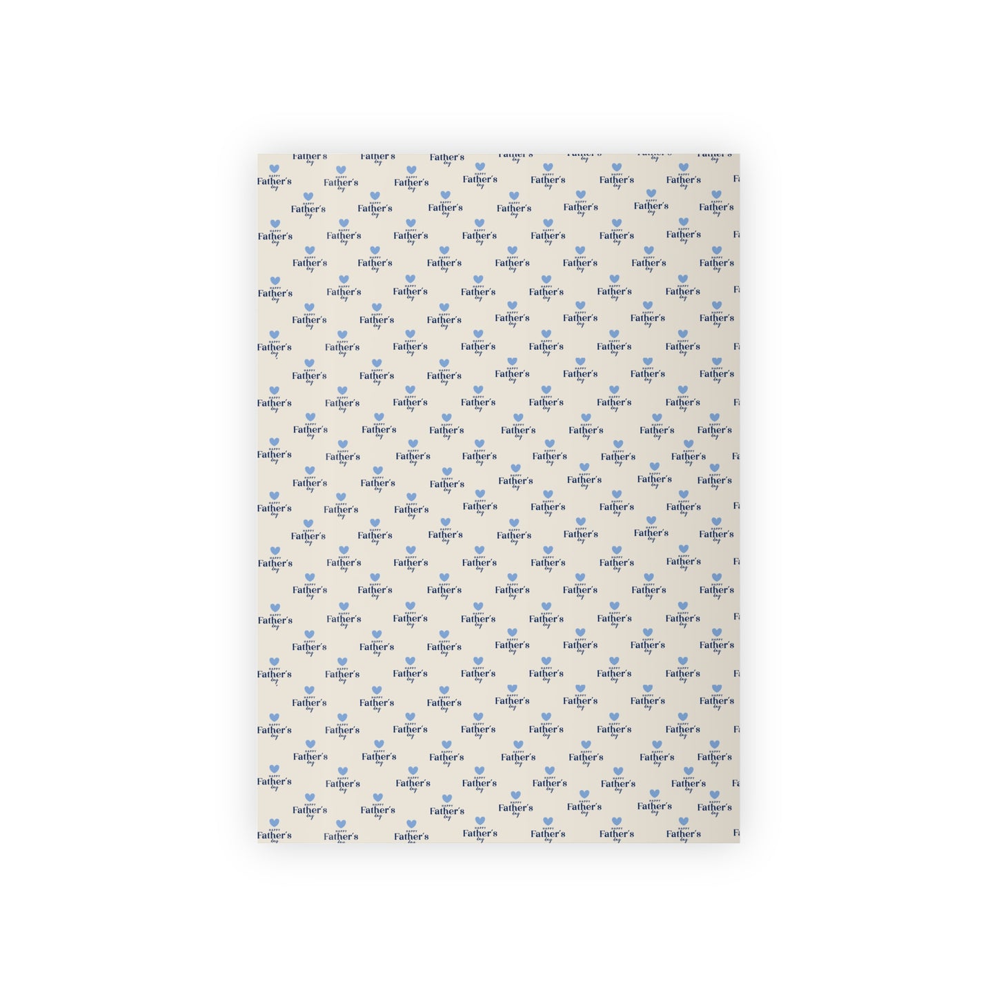 Father's Day Gift Wrapping Paper Roll - Unique Design for Celebrations