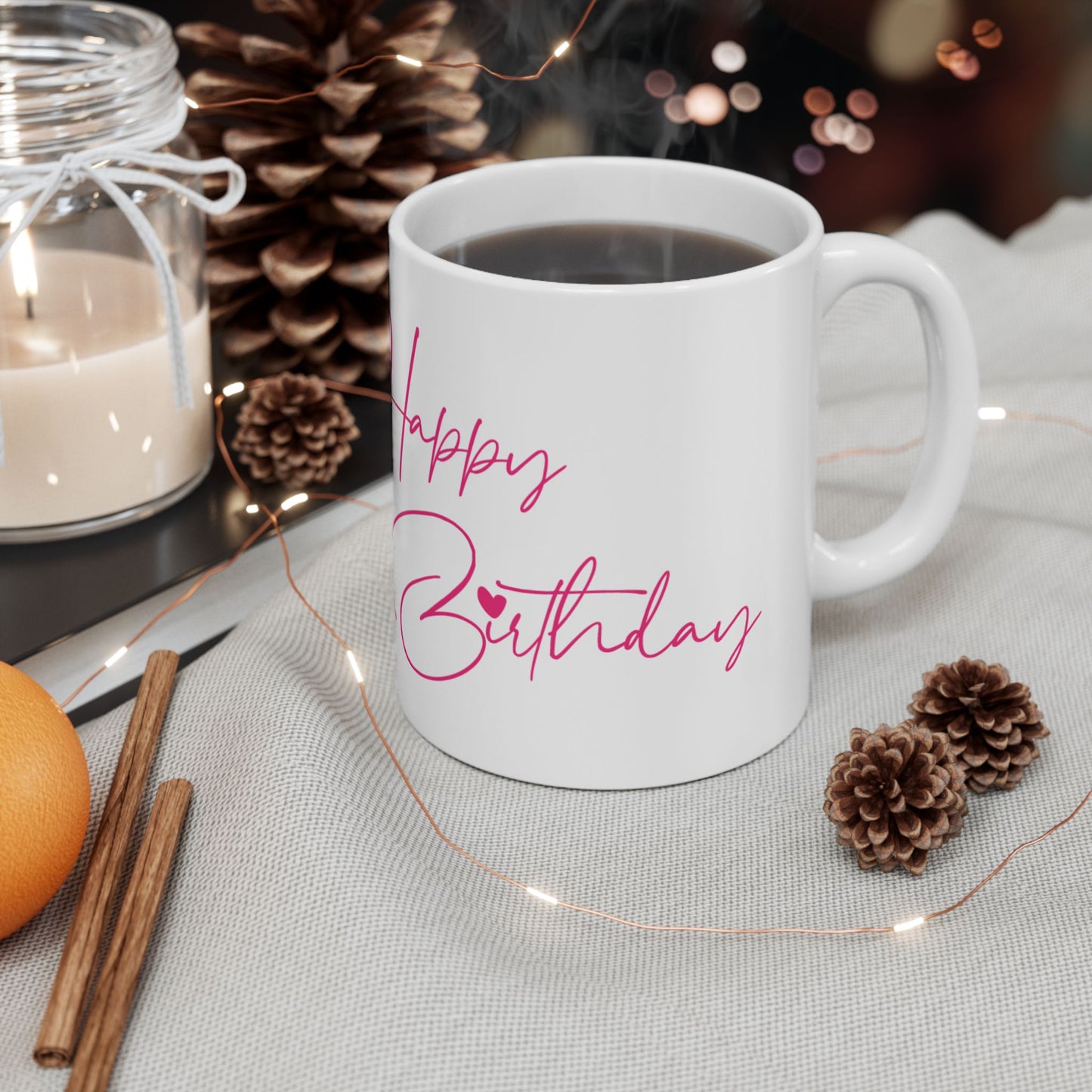 Happy Birthday Dinosaur Ceramic Mug - Fun & Colorful Gift for Kids